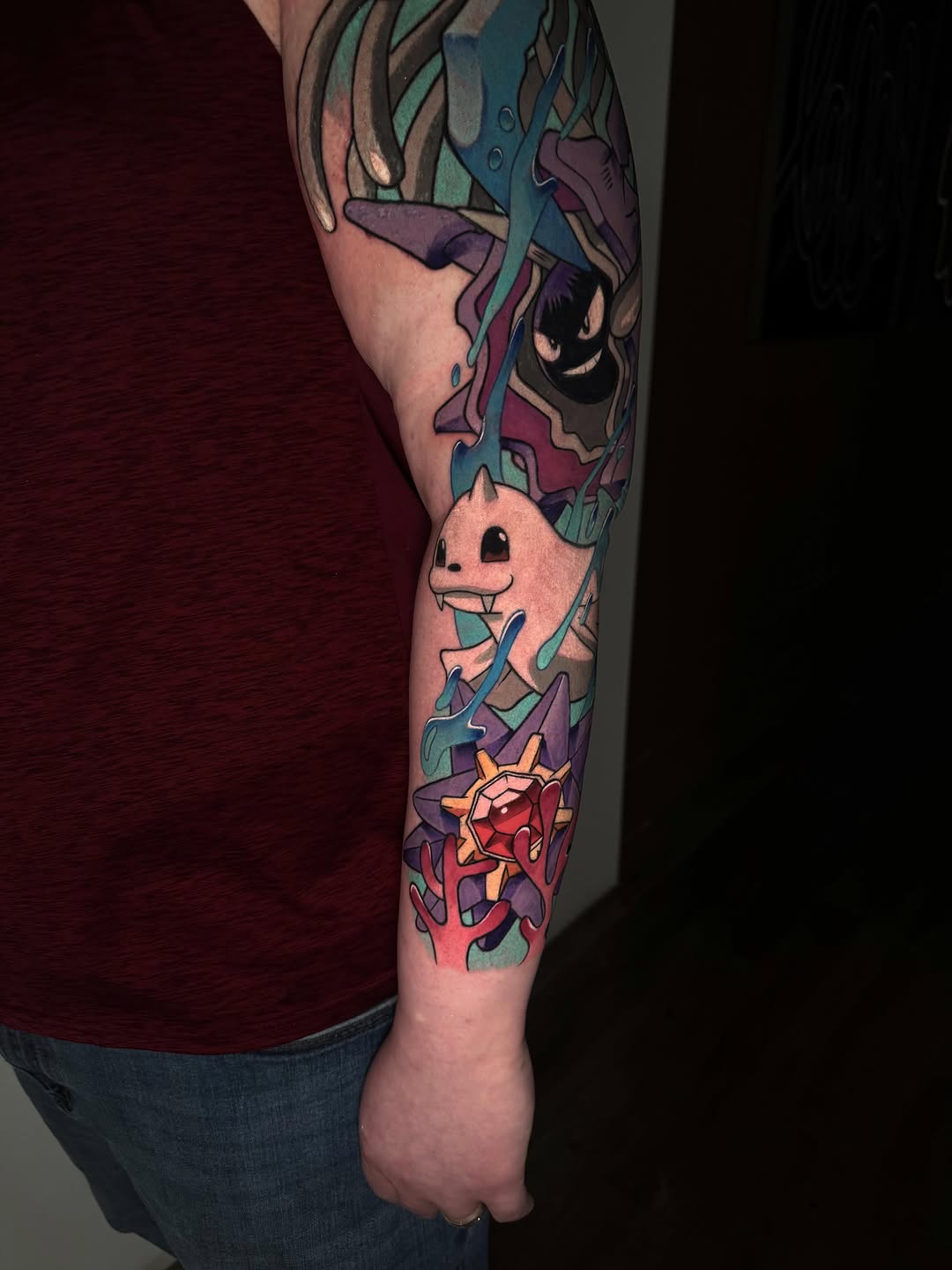 Tattoo by @rustik_uno — new_school, anime