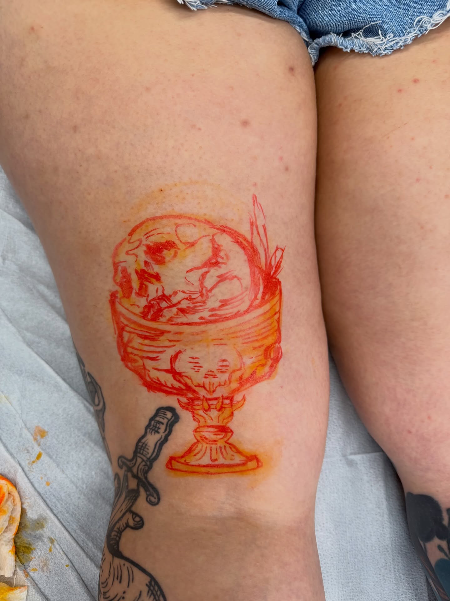 Tattoo by @sierrce — dotwork