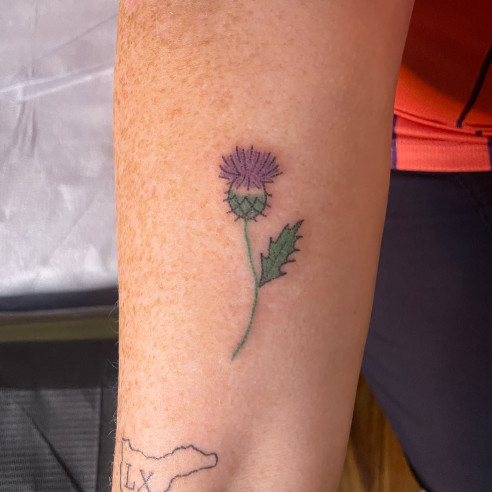 Tattoo by @roepoke — geometric