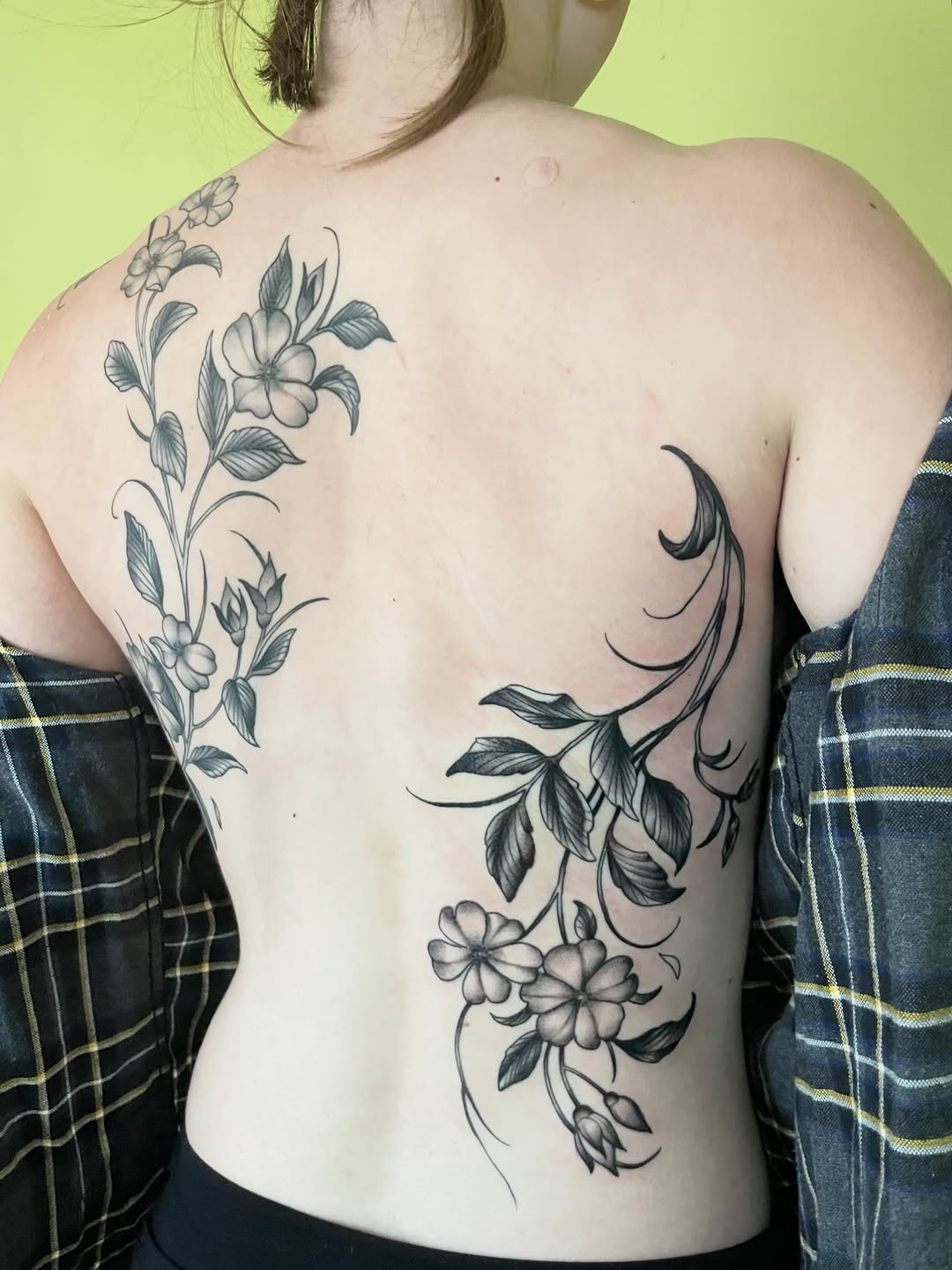 Tattoo by @erinhainestattoos — black_and_grey, fine_line