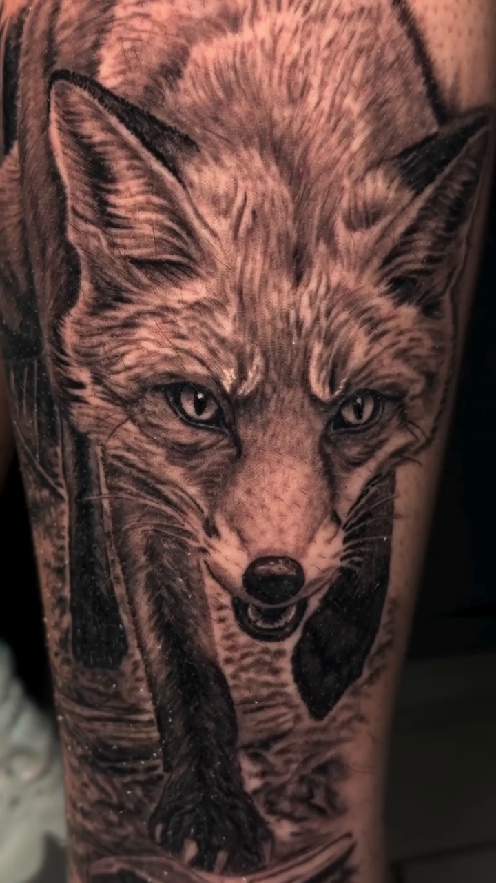 Tattoo by @urbancowboyart โ realism, black_and_grey