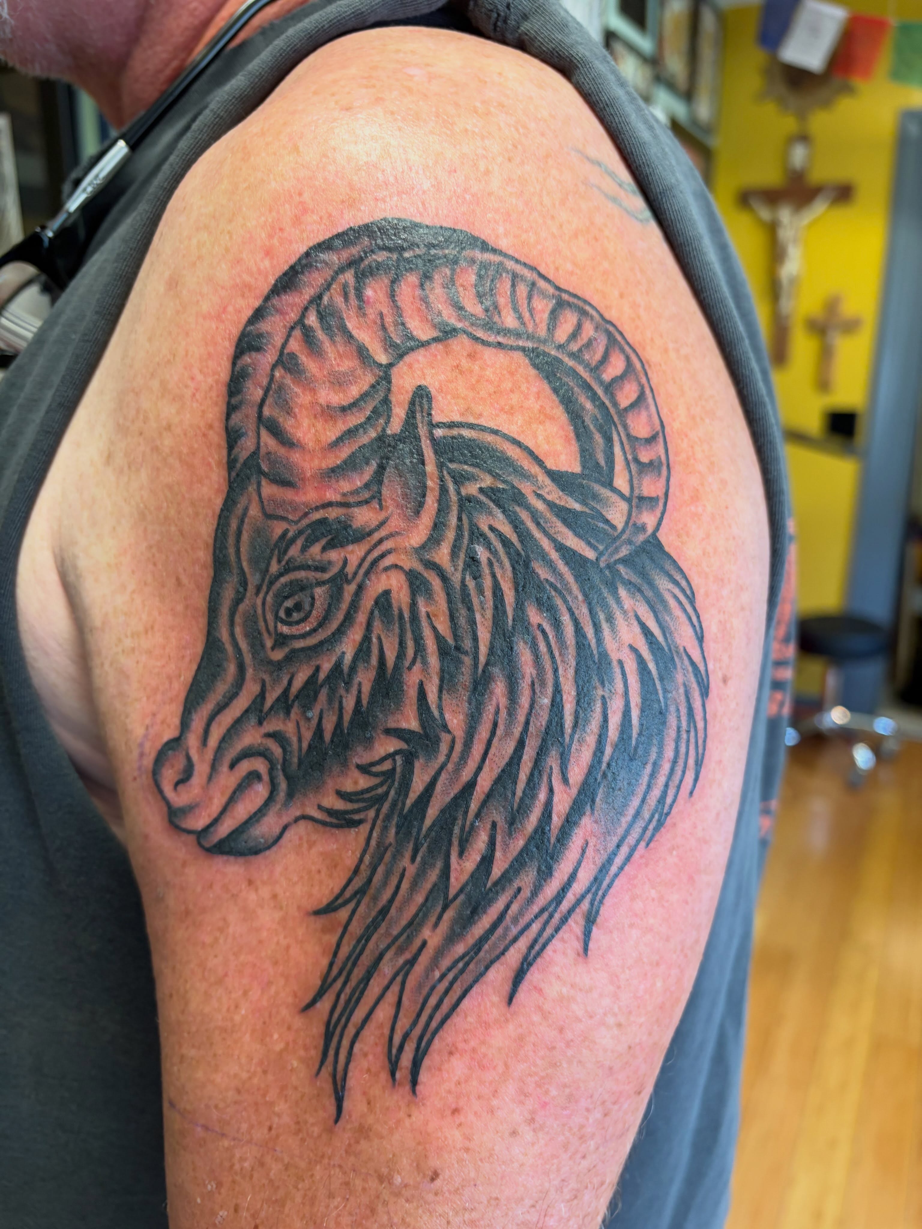 Tattoo by @micheal_tattoo โ black_and_grey, realism