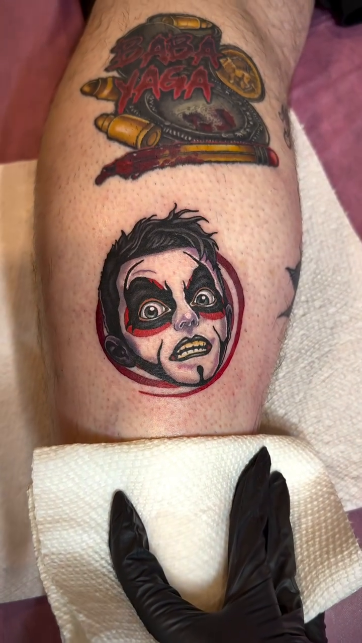 Tattoo by @alexandrafische — new_school, trash_polka