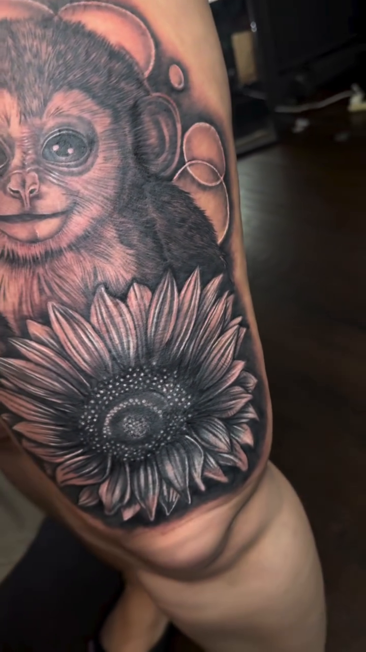 Tattoo by @chrispynotgrilled โ realism, black_and_grey