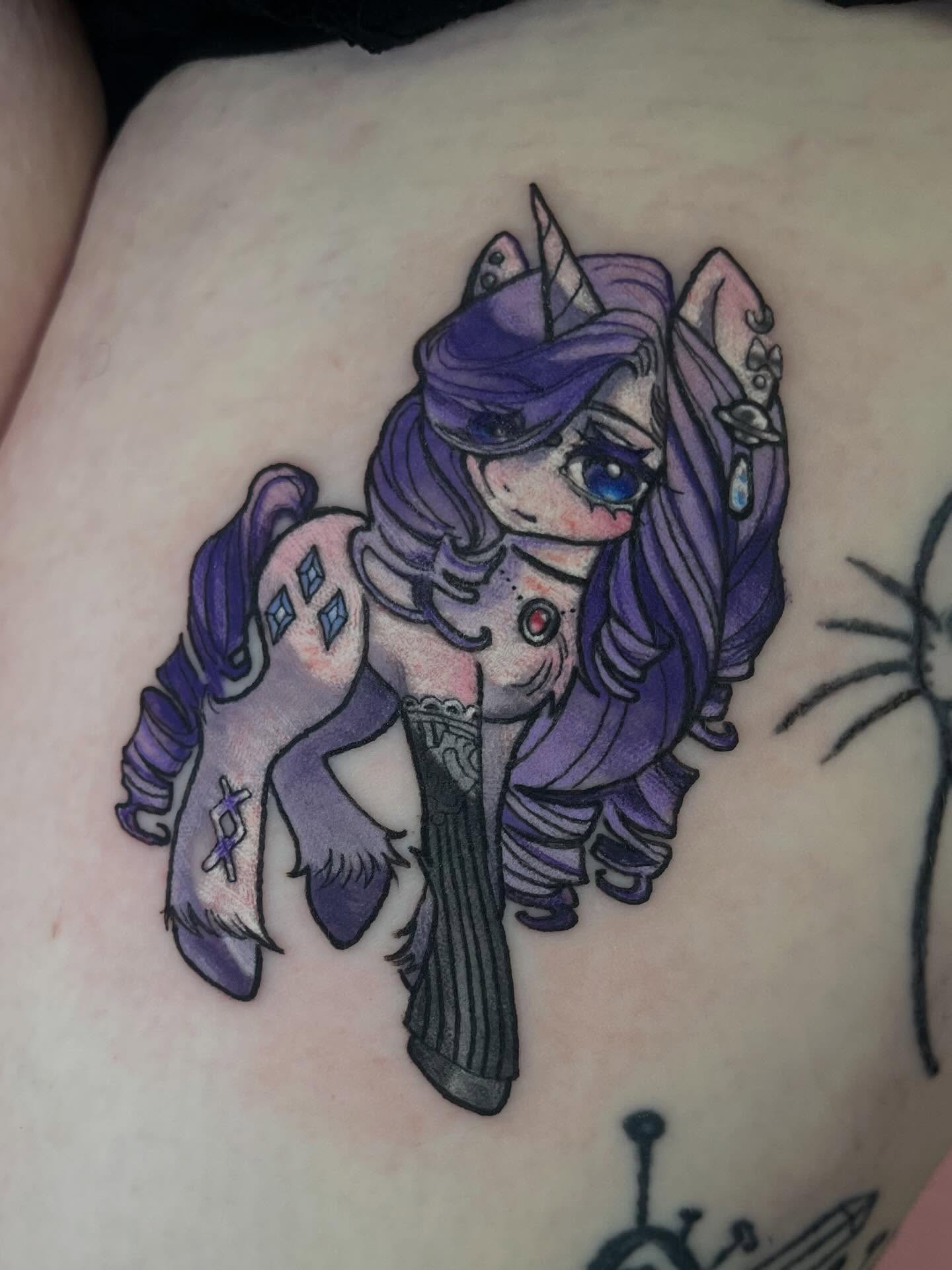 Tattoo by @pinkpeonyink — anime