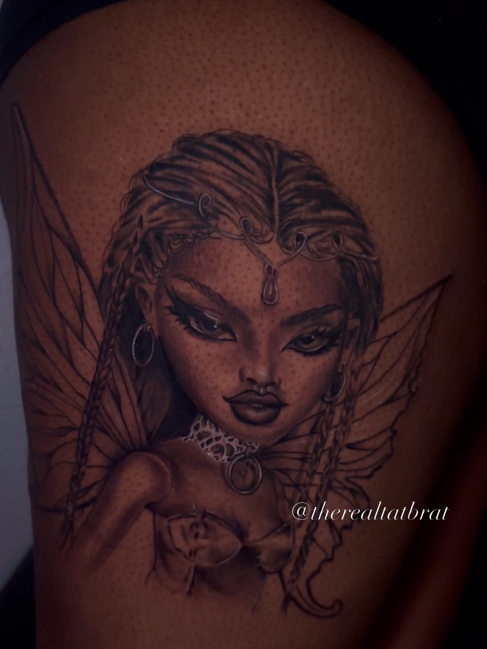 Tattoo by @therealtatbrat — dark_realism