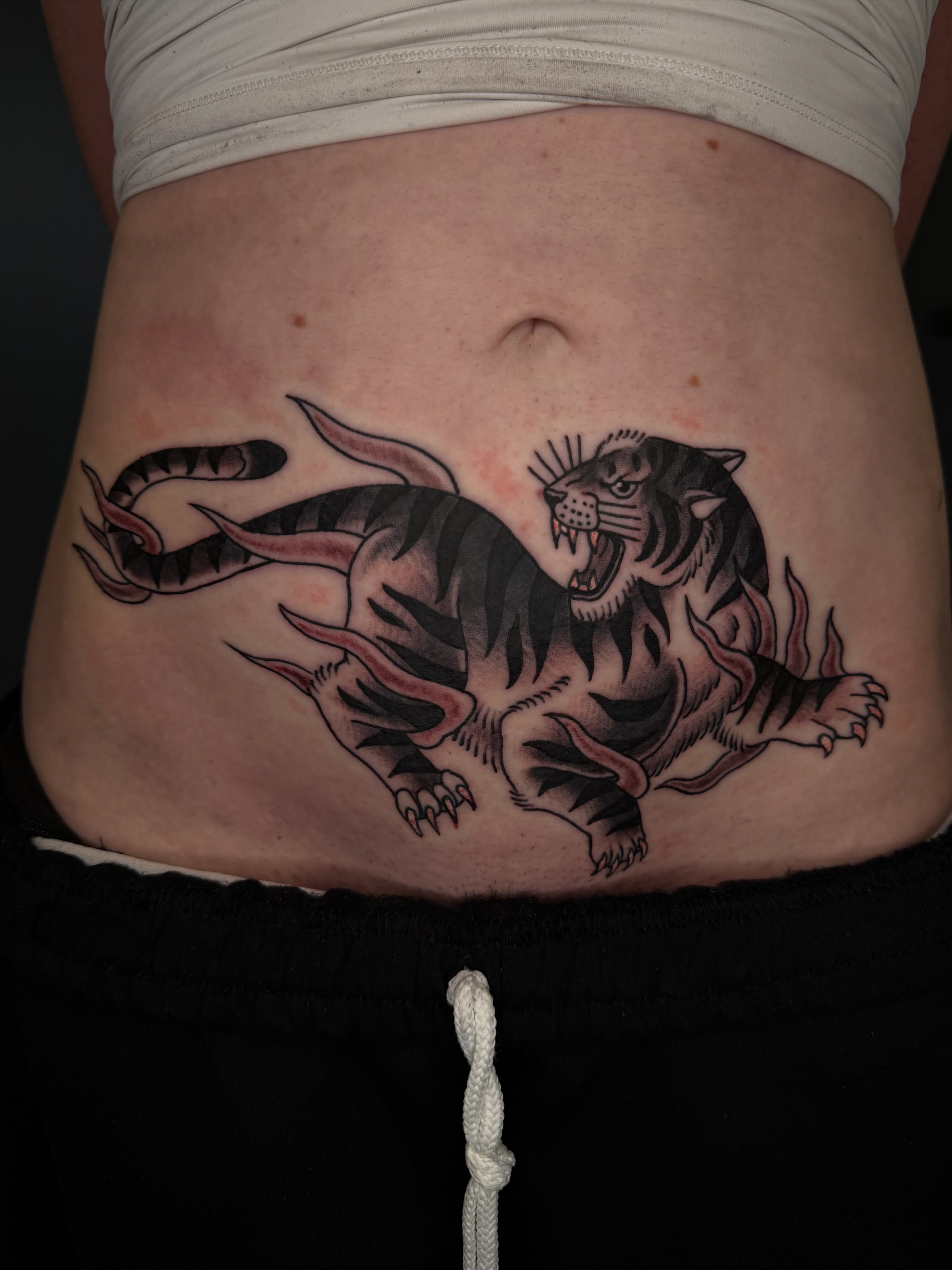 Tattoo by @zimovan — black_and_grey