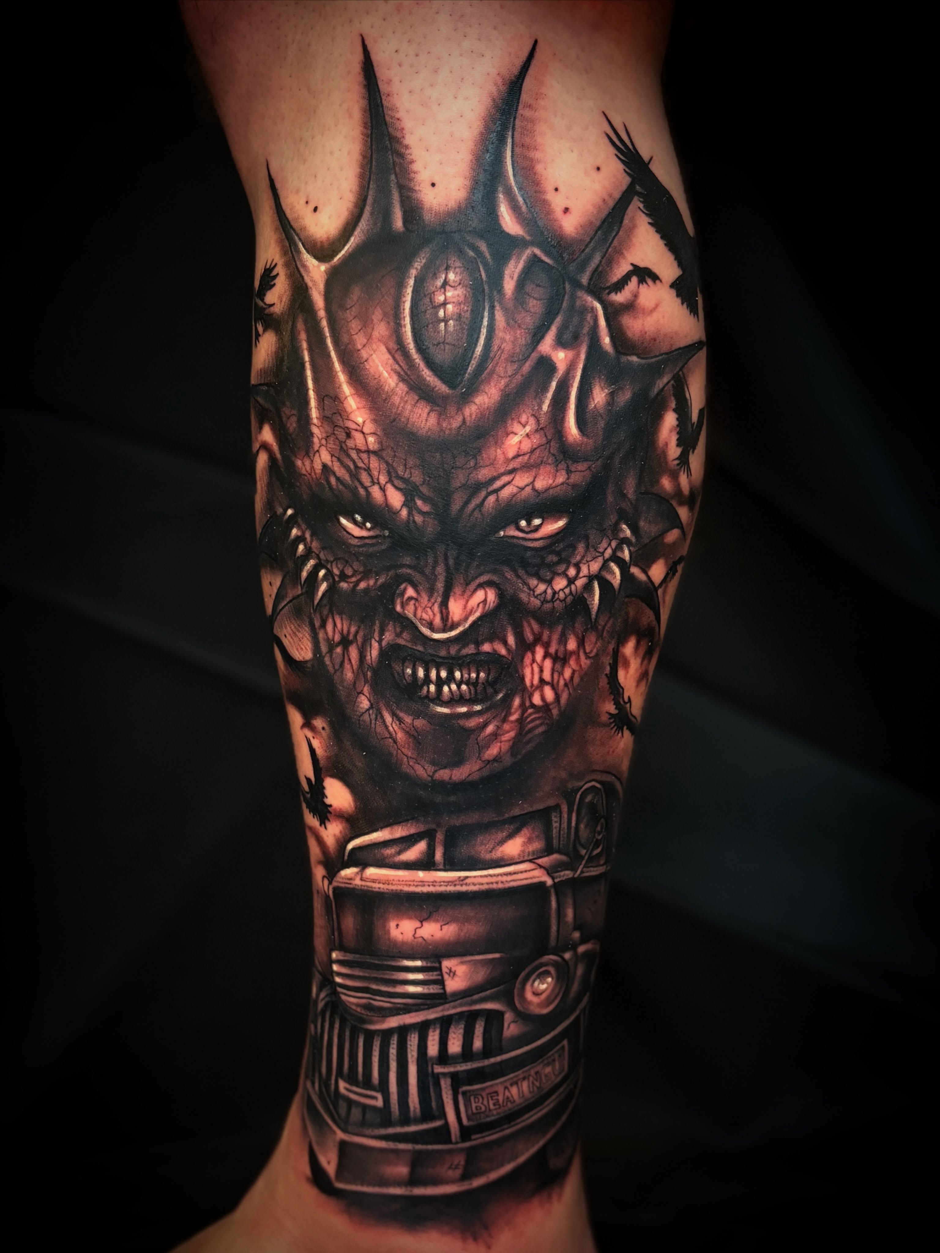 Tattoo by @chicom4l — dark_realism, realism