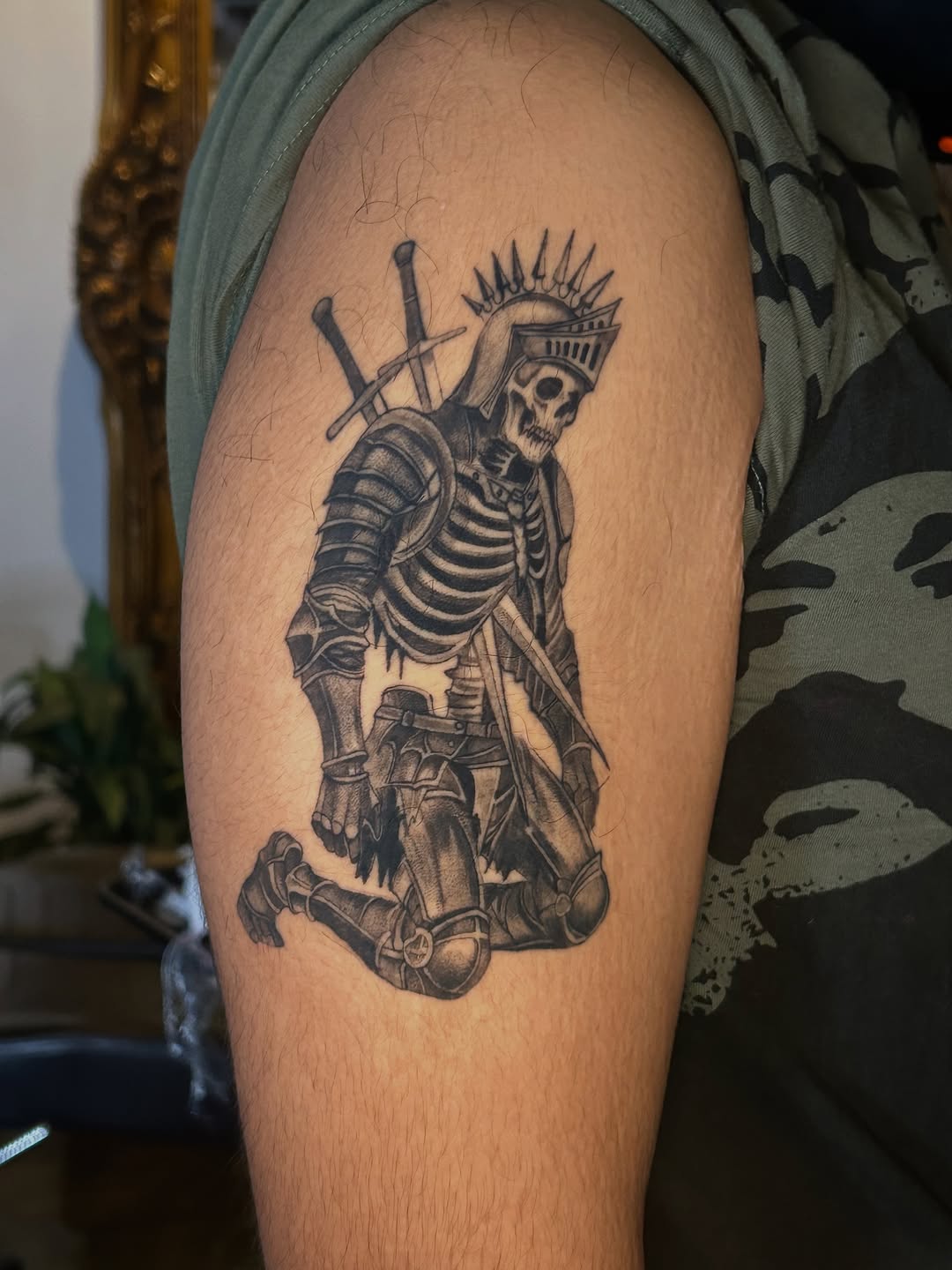Tattoo by @cherrrywavees — dark_realism, black_and_grey
