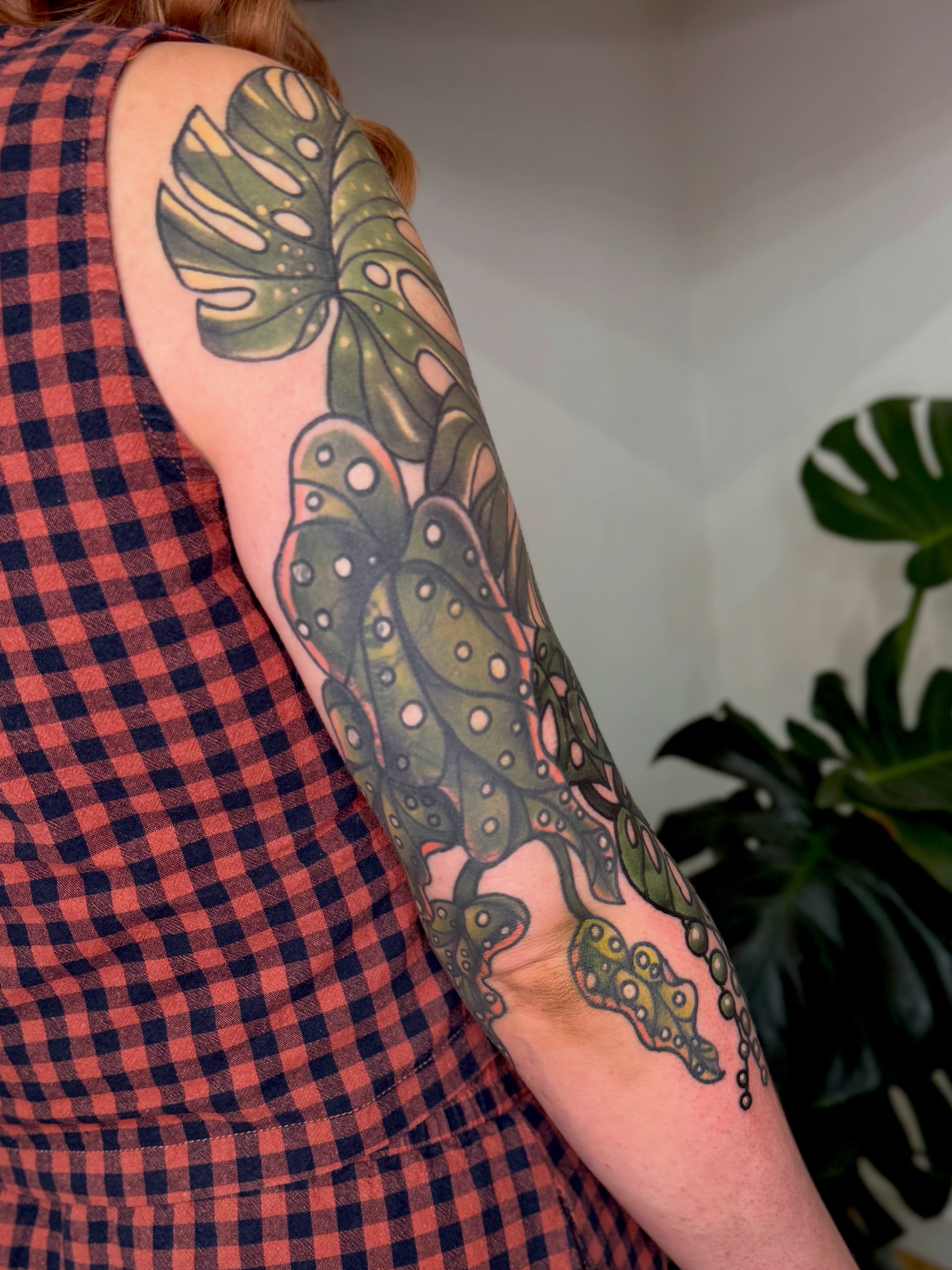 Tattoo by @electrababytattoo — dotwork, realism