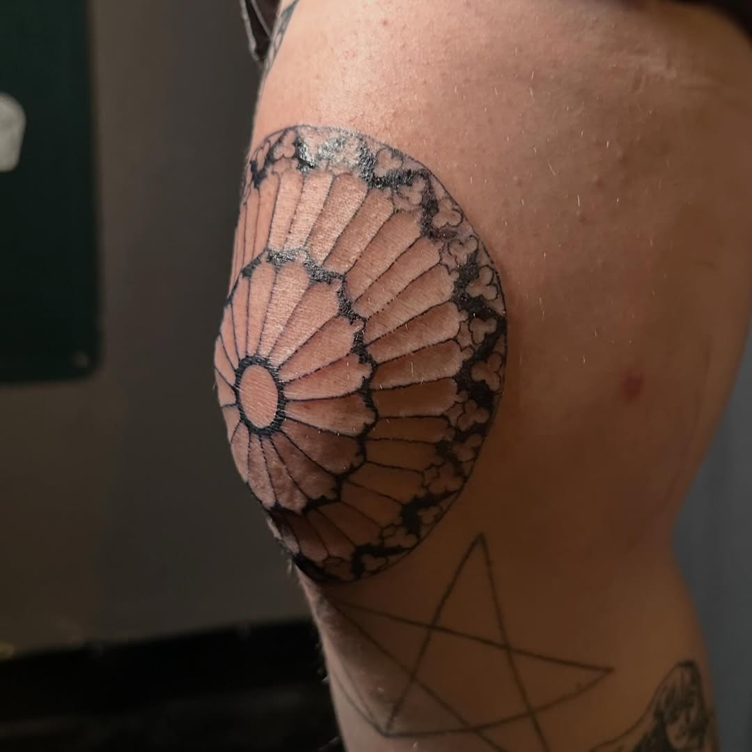 Tattoo by @_vessel_art — geometric, blackwork