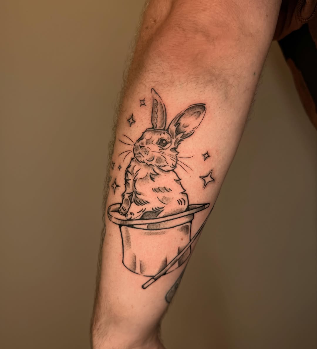 Tattoo by @stebie_inks — black_and_grey