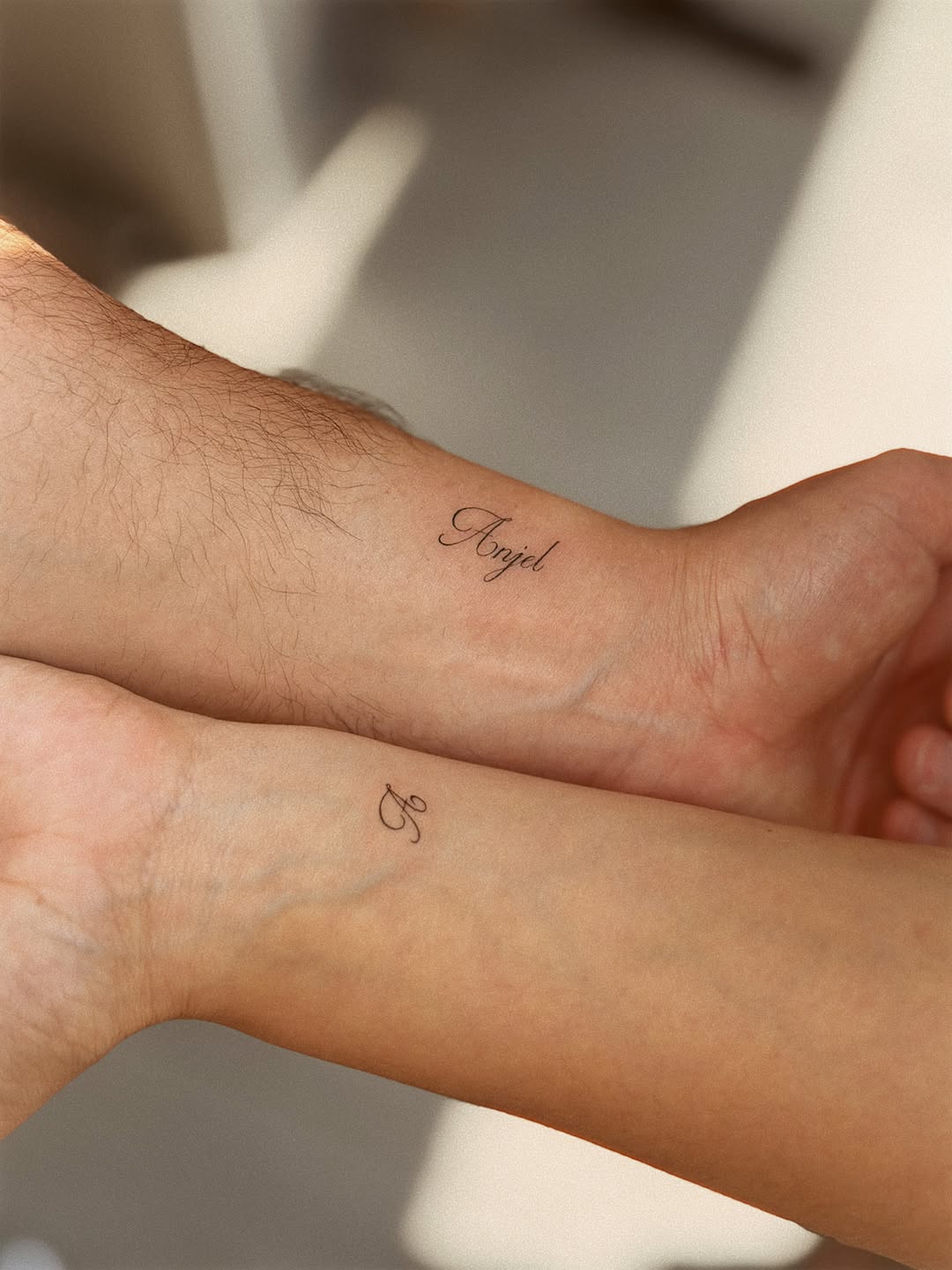 Tattoo by @yuli_tattoos β lettering_script, fine_line