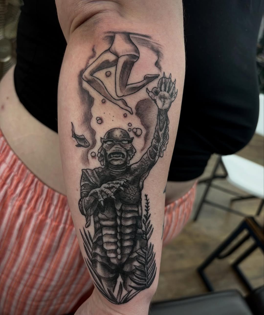 Realism tattoo on the forearm by Robbie Reel, Wichita, Kansas