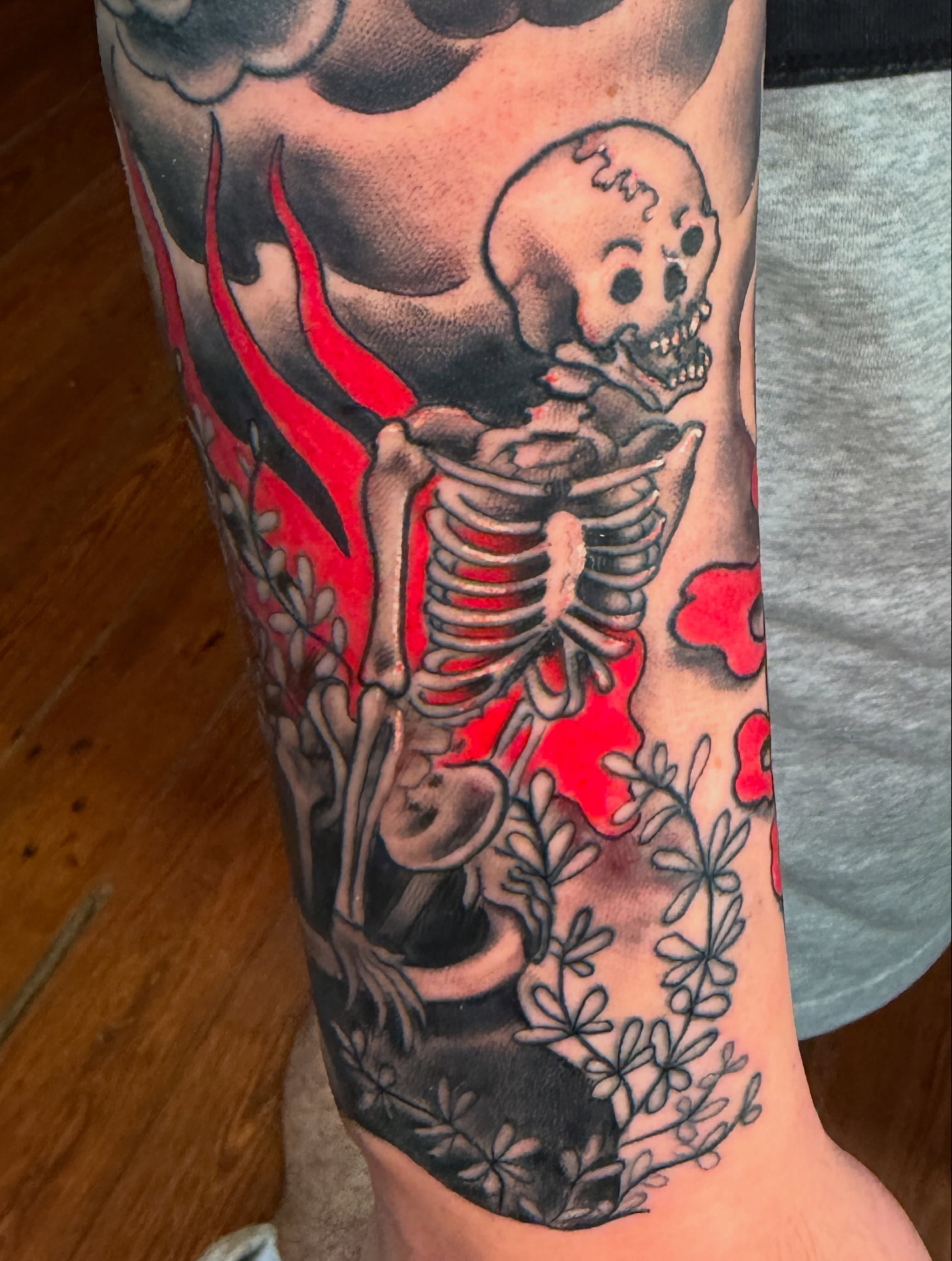Tattoo by @derekdtattoos — neo_traditional, black_and_grey