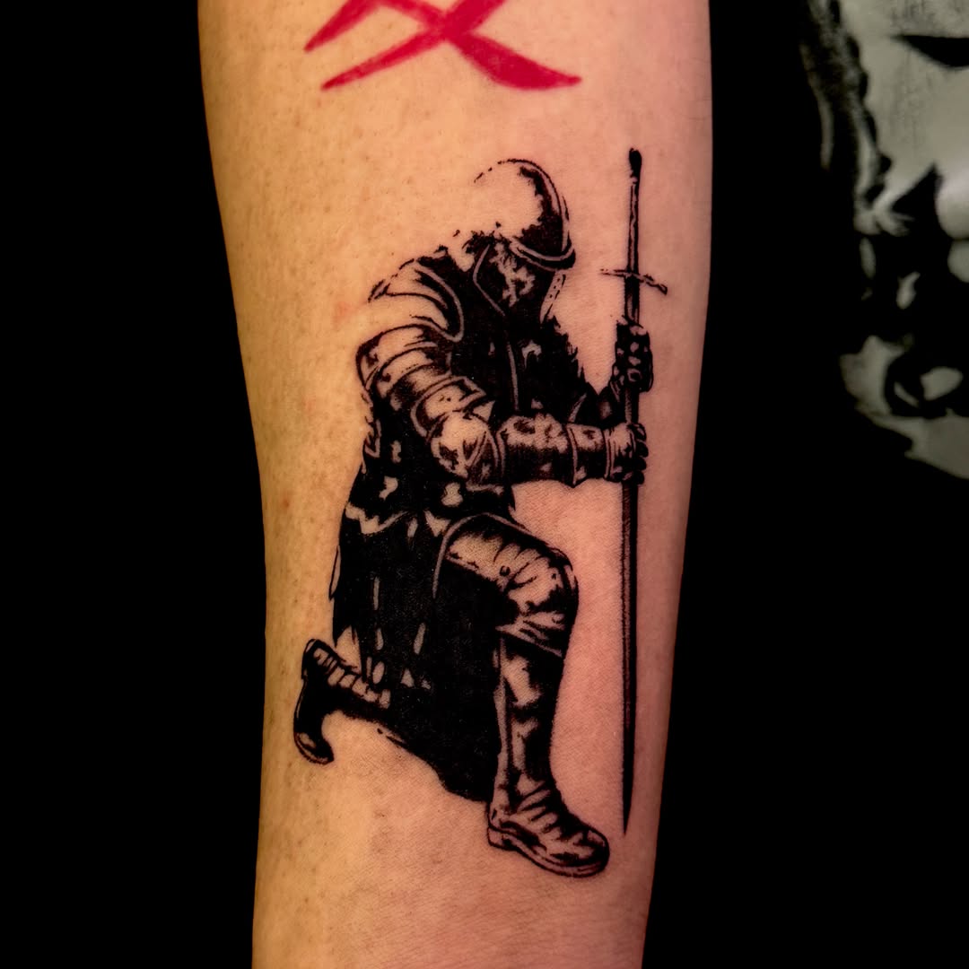 Tattoo by @miabarbatattoo โ black_and_grey