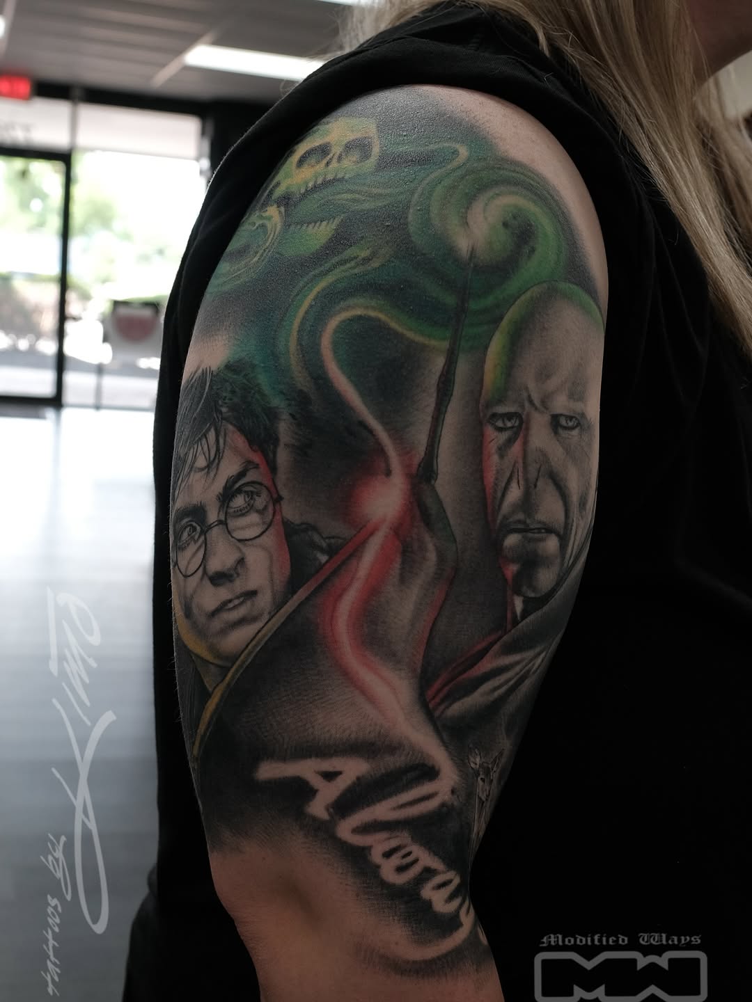 Tattoo by @tattoosbykimo — realism, black_and_grey