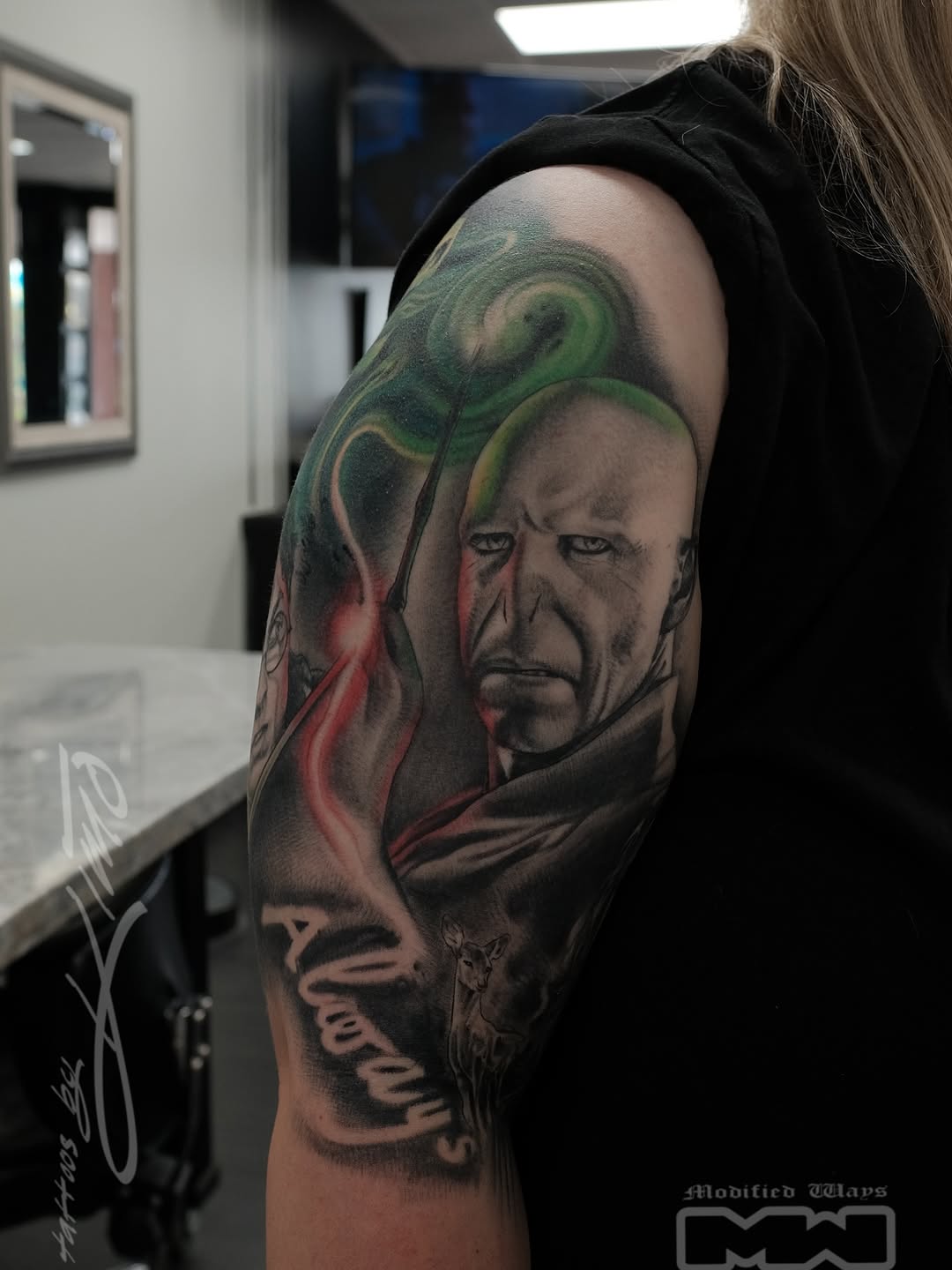 Tattoo by @tattoosbykimo — realism, black_and_grey