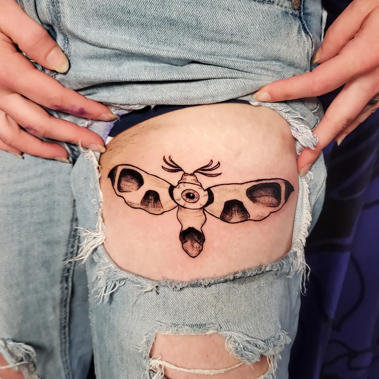Tattoo by @crookedwil — black_and_grey