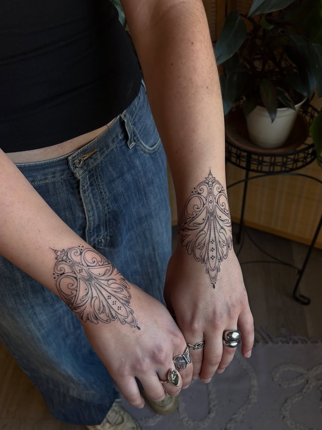 Tattoo by @emeraldbeetattoo โ ornamental, fine_line