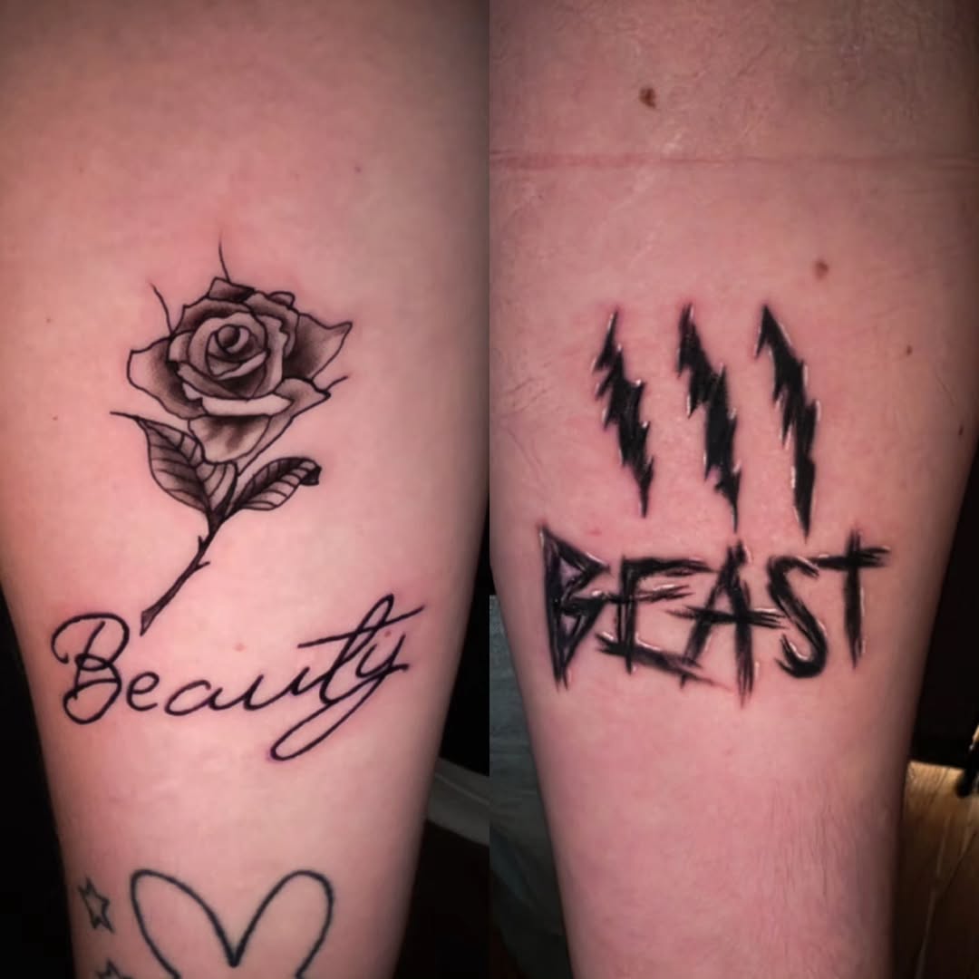 Tattoo by @fatboyink94 — black_and_grey, lettering_script