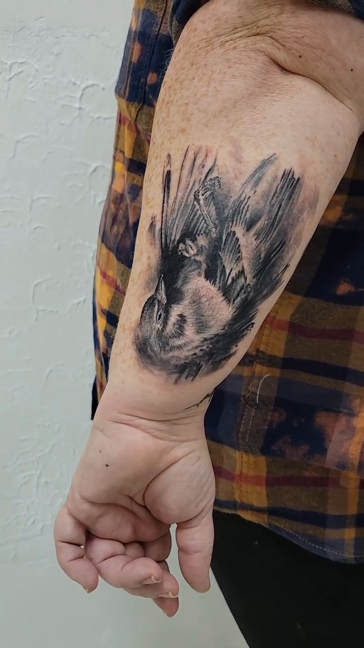 Tattoo by @lizvonborden — realism, black_and_grey