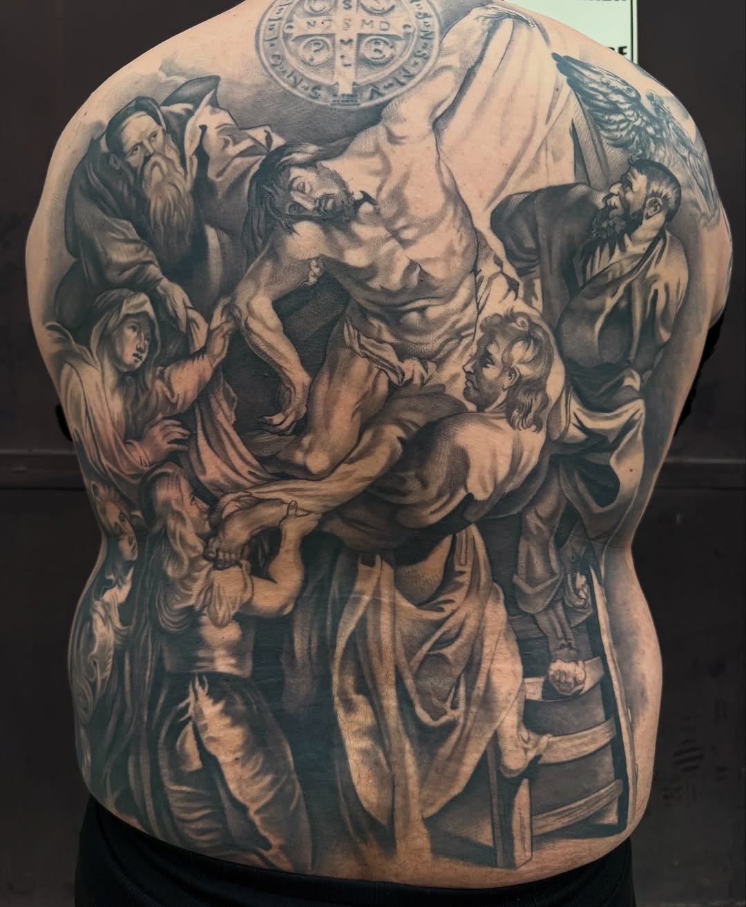 Tattoo by @gionastarace_tattoo — realism, black_and_grey
