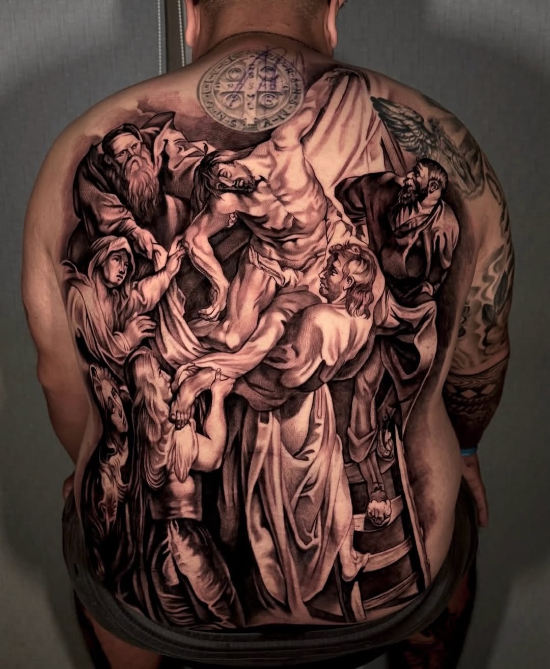 Tattoo by @gionastarace_tattoo — realism, black_and_grey