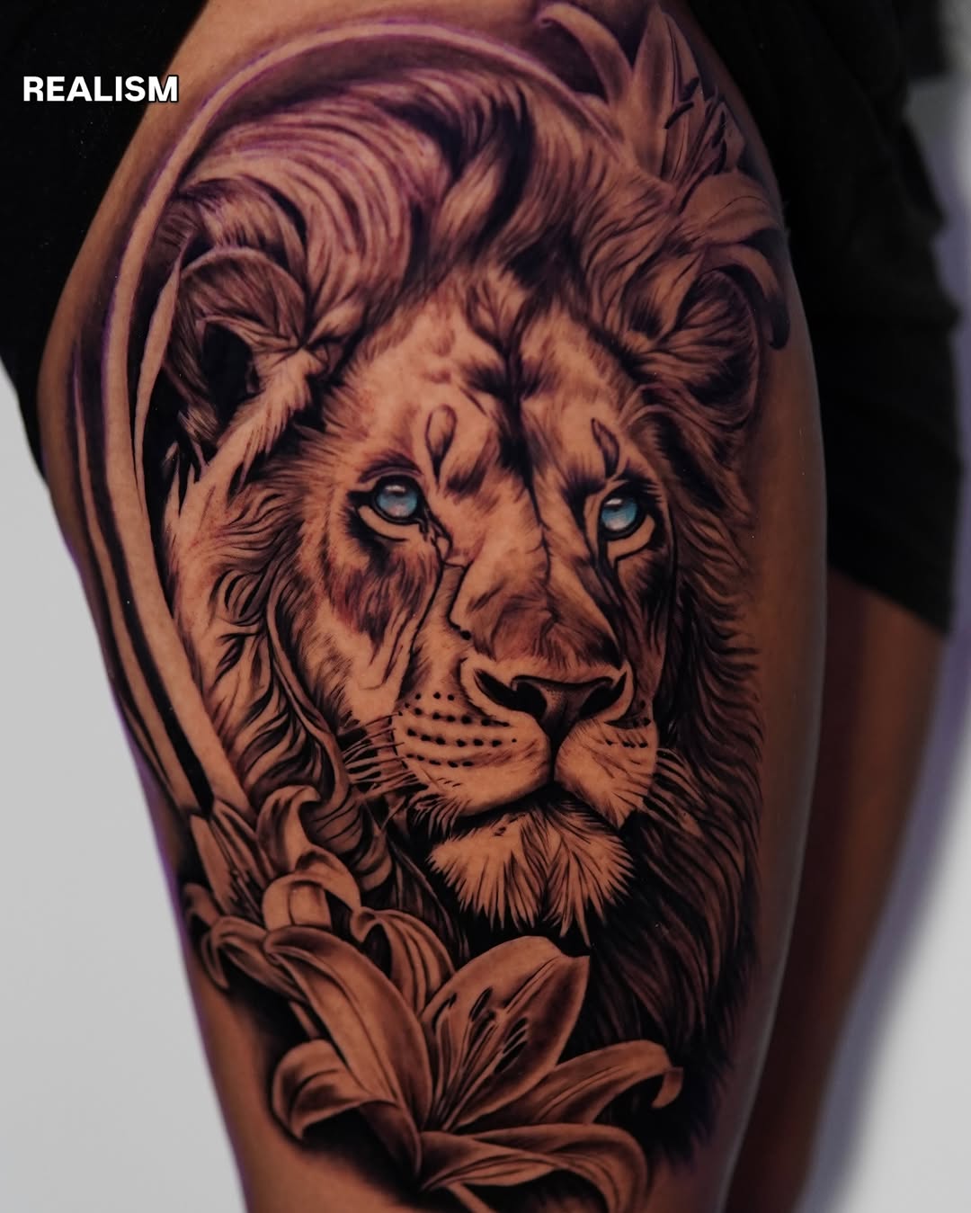 Tattoo by @moe_tatts β realism, black_and_grey