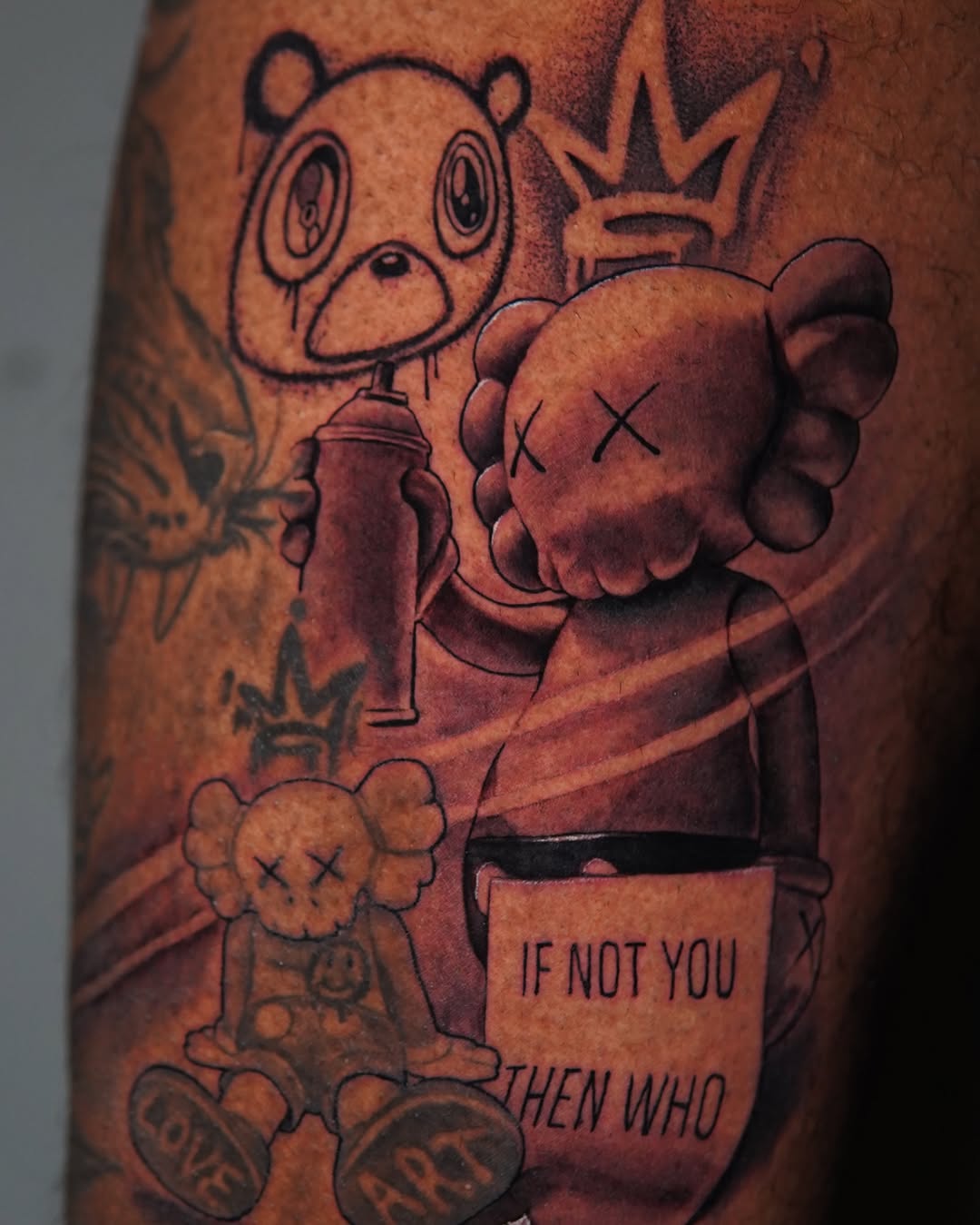 Tattoo by @moe_tatts β black_and_grey, lettering_script