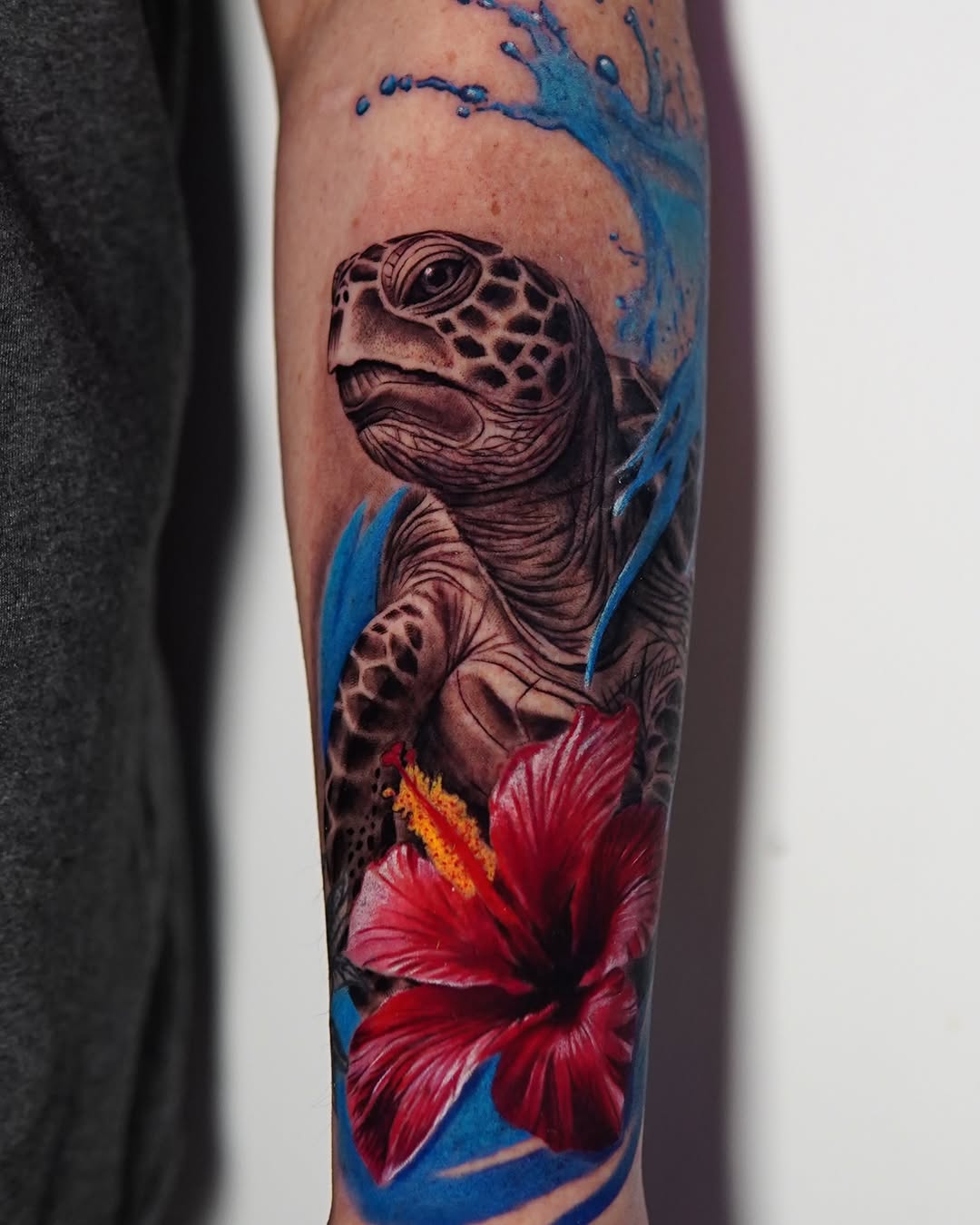 Tattoo by @moe_tatts β realism, black_and_grey