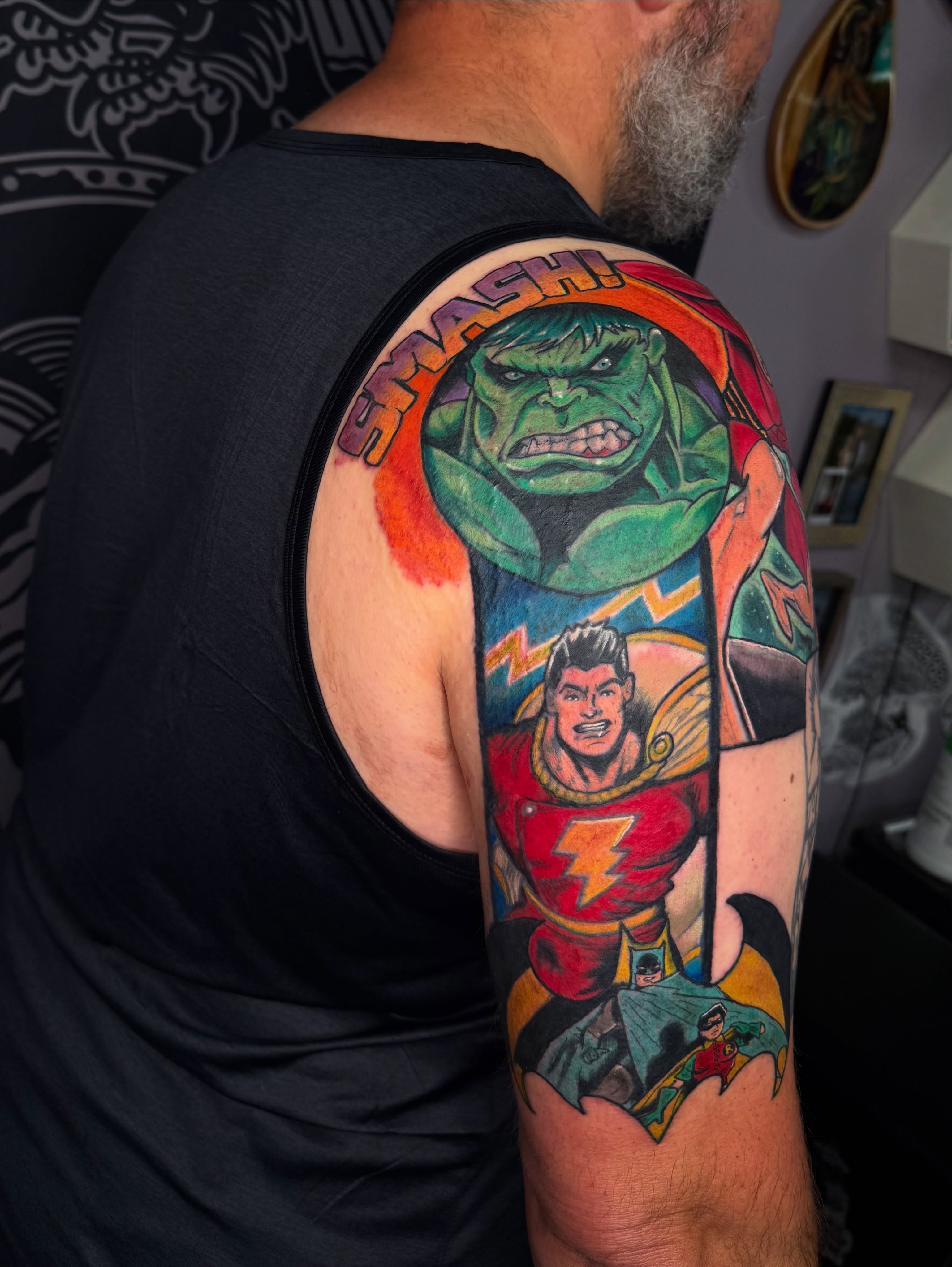 Tattoo by @shanebtattoos — american_traditional, dotwork
