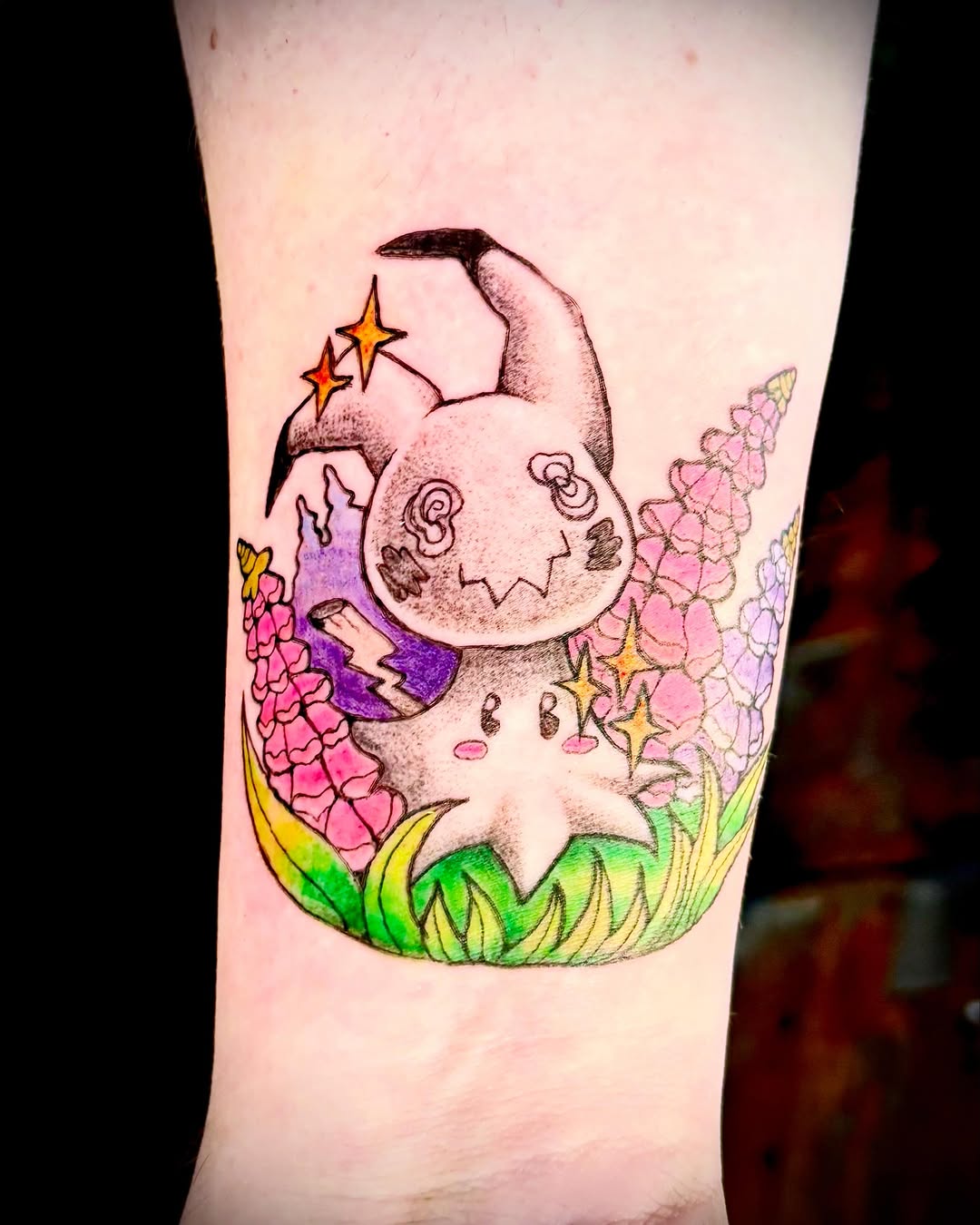 Tattoo by @abbyruoktattoo — new_school, anime