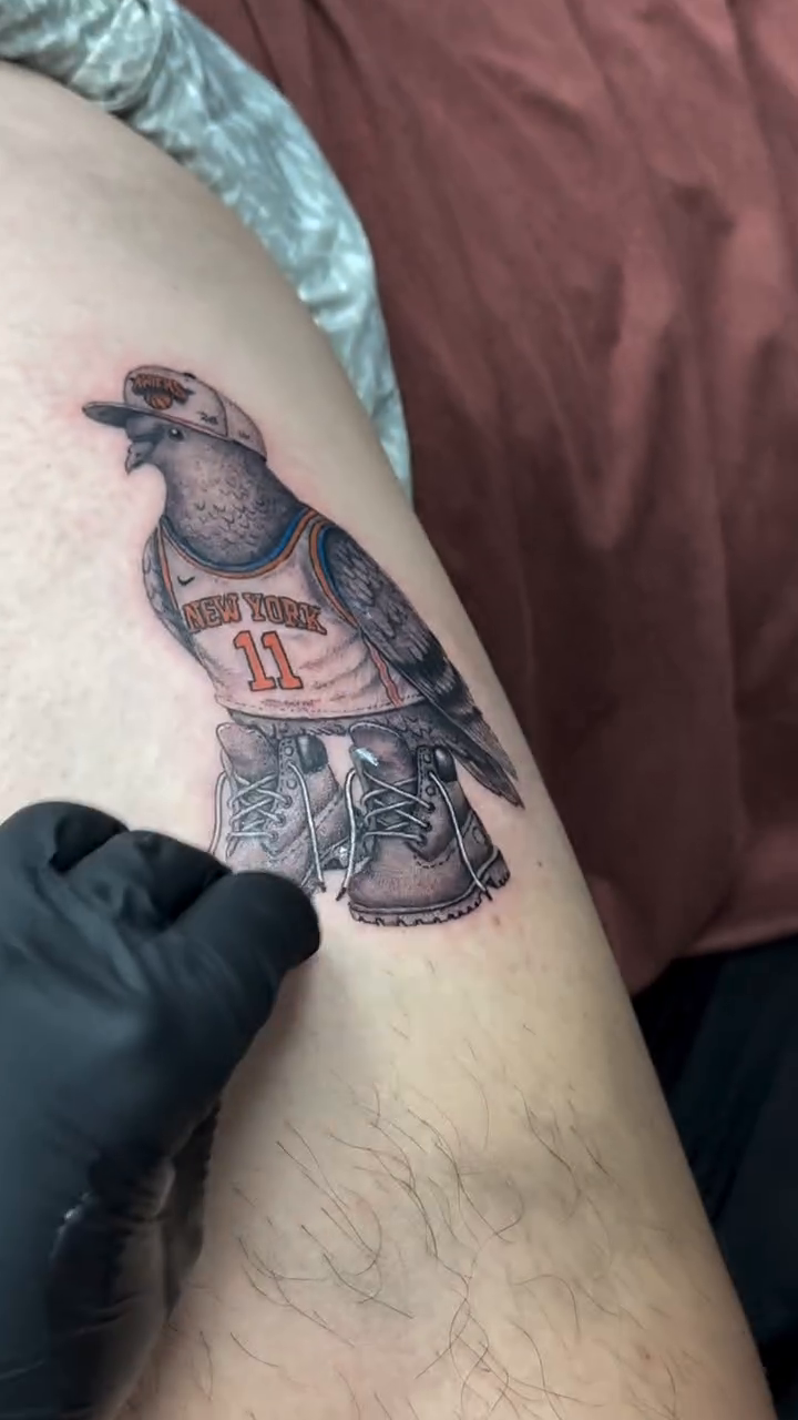 Tattoo on the upper arm by Lina Valentina, New York, New York