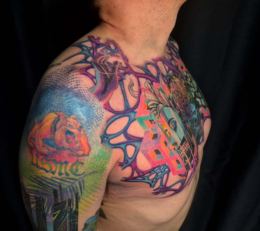 Tattoo by @jinx_ryder — trash_polka, new_school