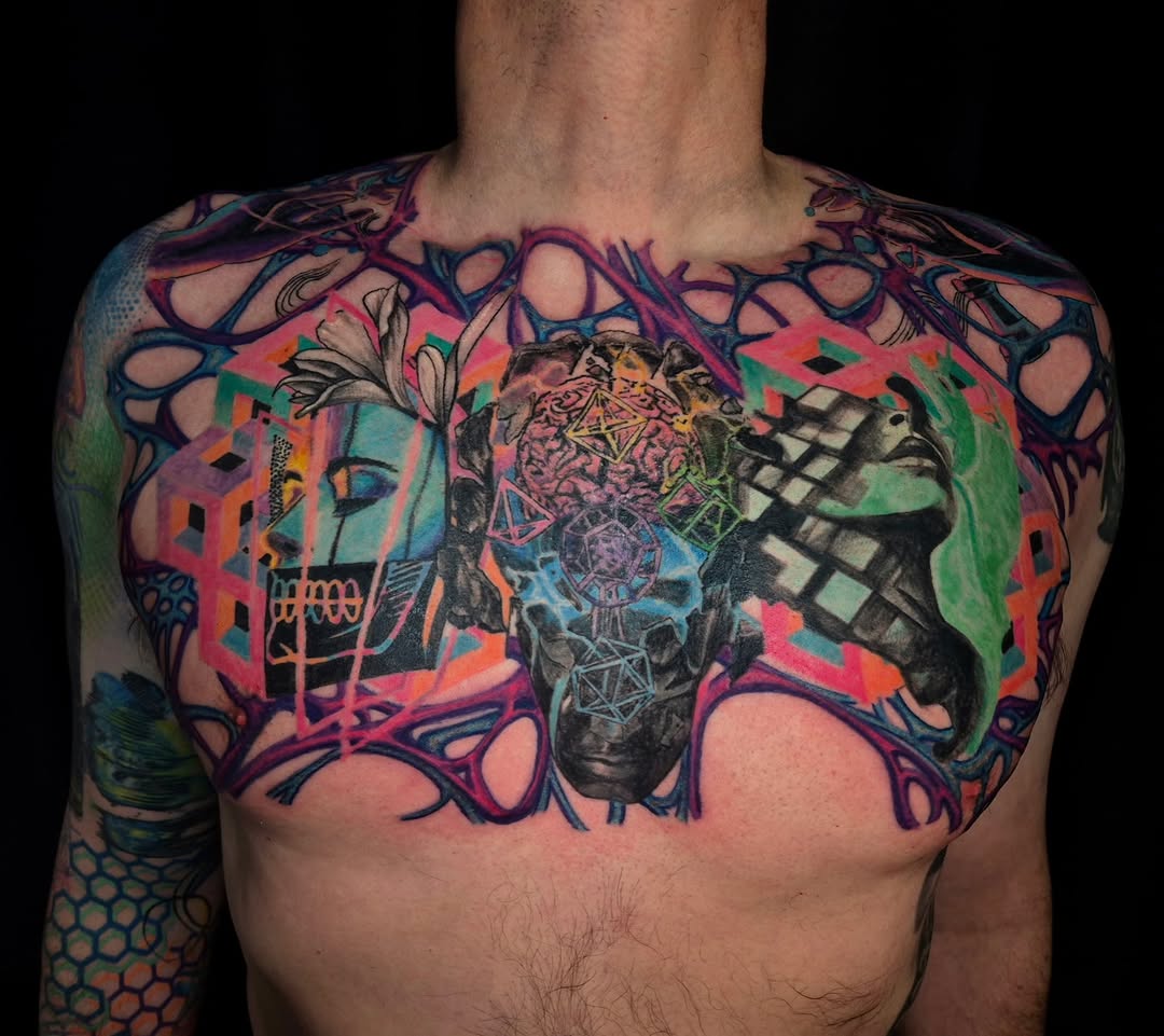 Tattoo by @jinx_ryder — trash_polka, surrealism