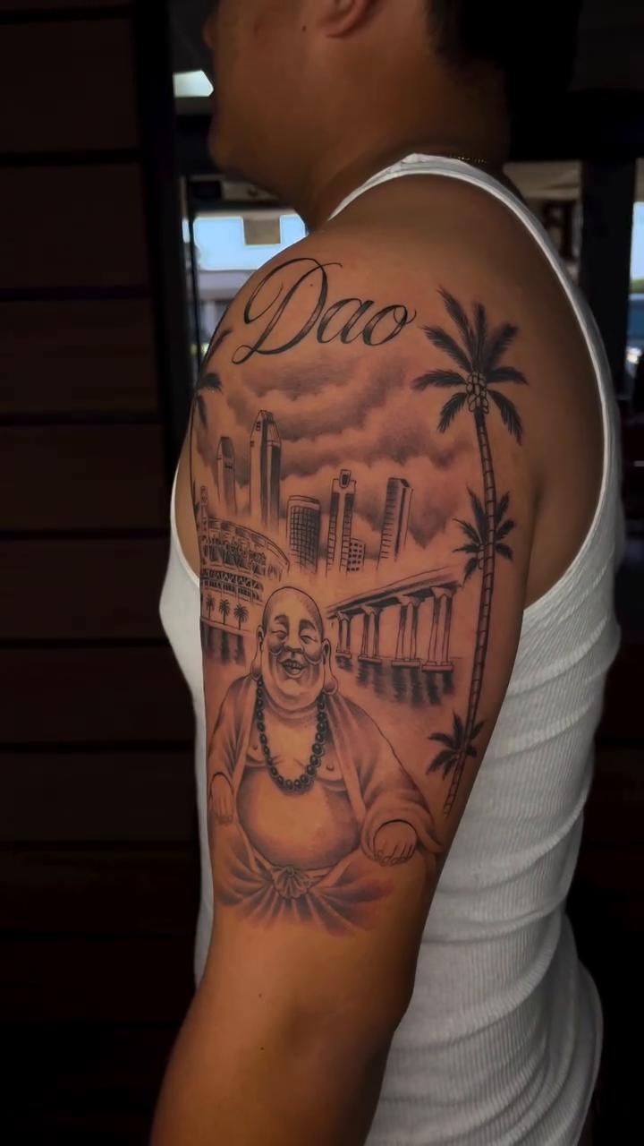 Tattoo by @tamnguyen1904 — black_and_grey, realism