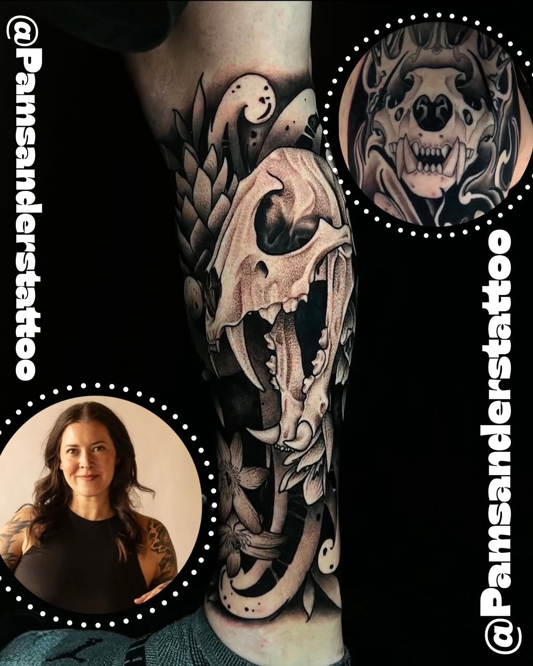 Tattoo by @pamsanderstattoo โ black_and_grey, realism