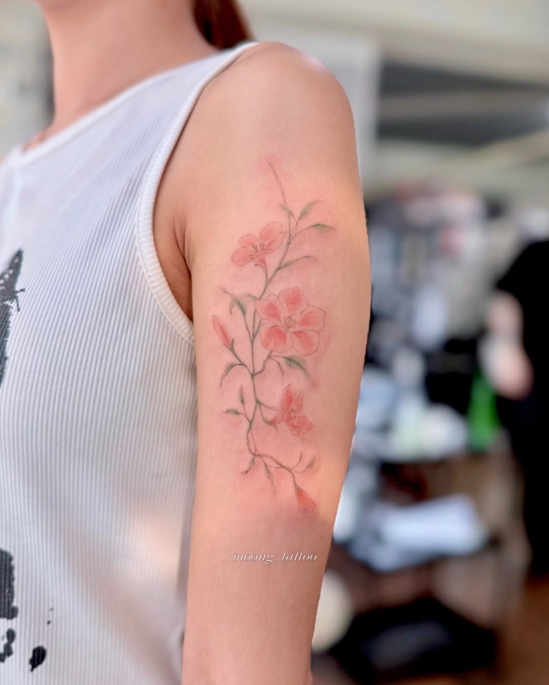 Tattoo by @moong_tattoo — watercolor