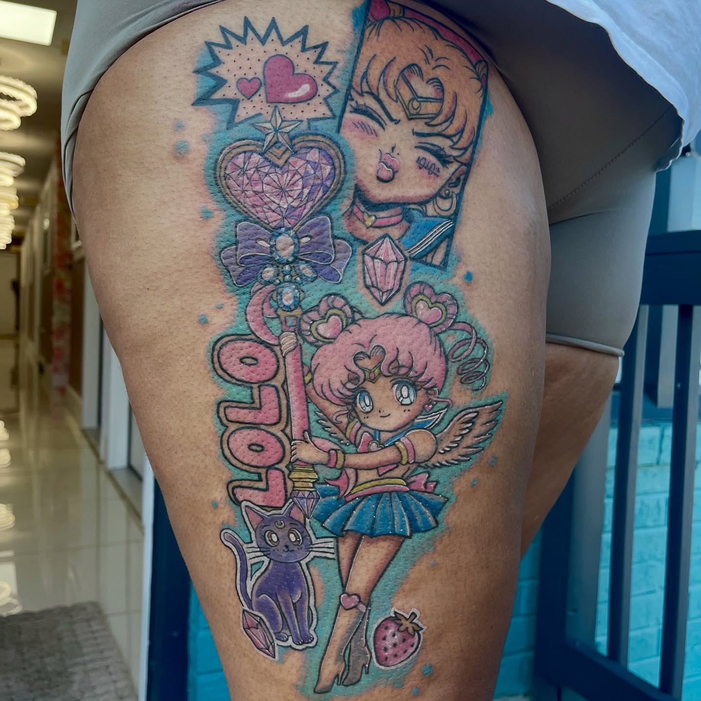 Tattoo by @inknpaint.society β anime, illustrative