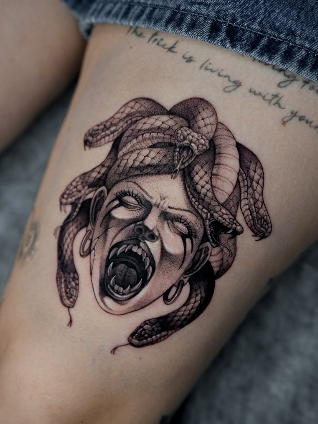 Tattoo by @apso_tattoo — black_and_grey, realism