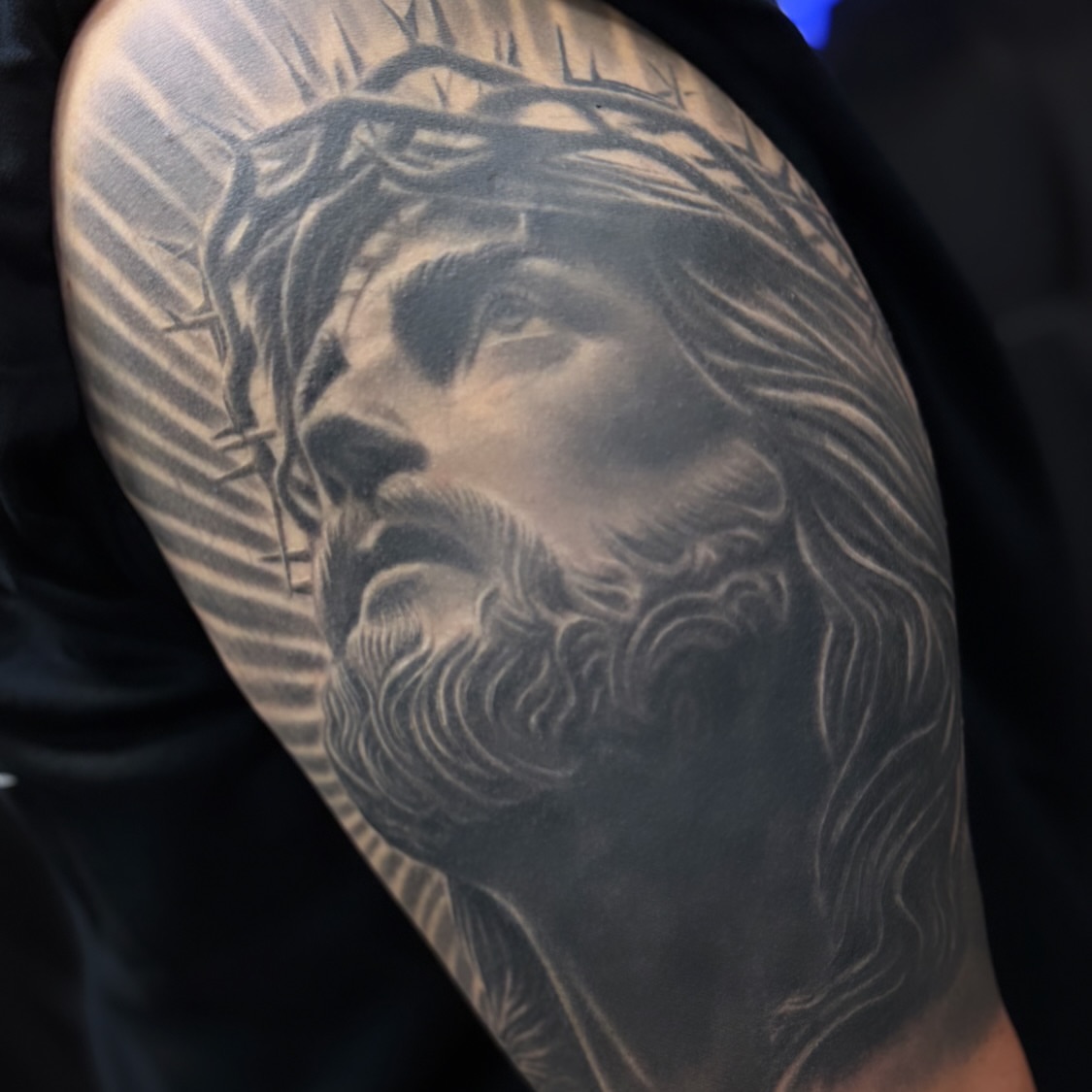 Tattoo by @charliesoto.entrepreneur — realism, black_and_grey