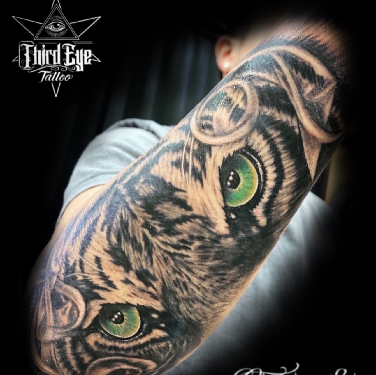 Tattoo by @charliesoto.entrepreneur — realism, black_and_grey