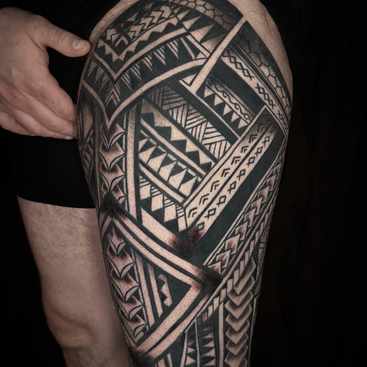 Tattoo by @charliesoto.entrepreneur — tribal, blackwork