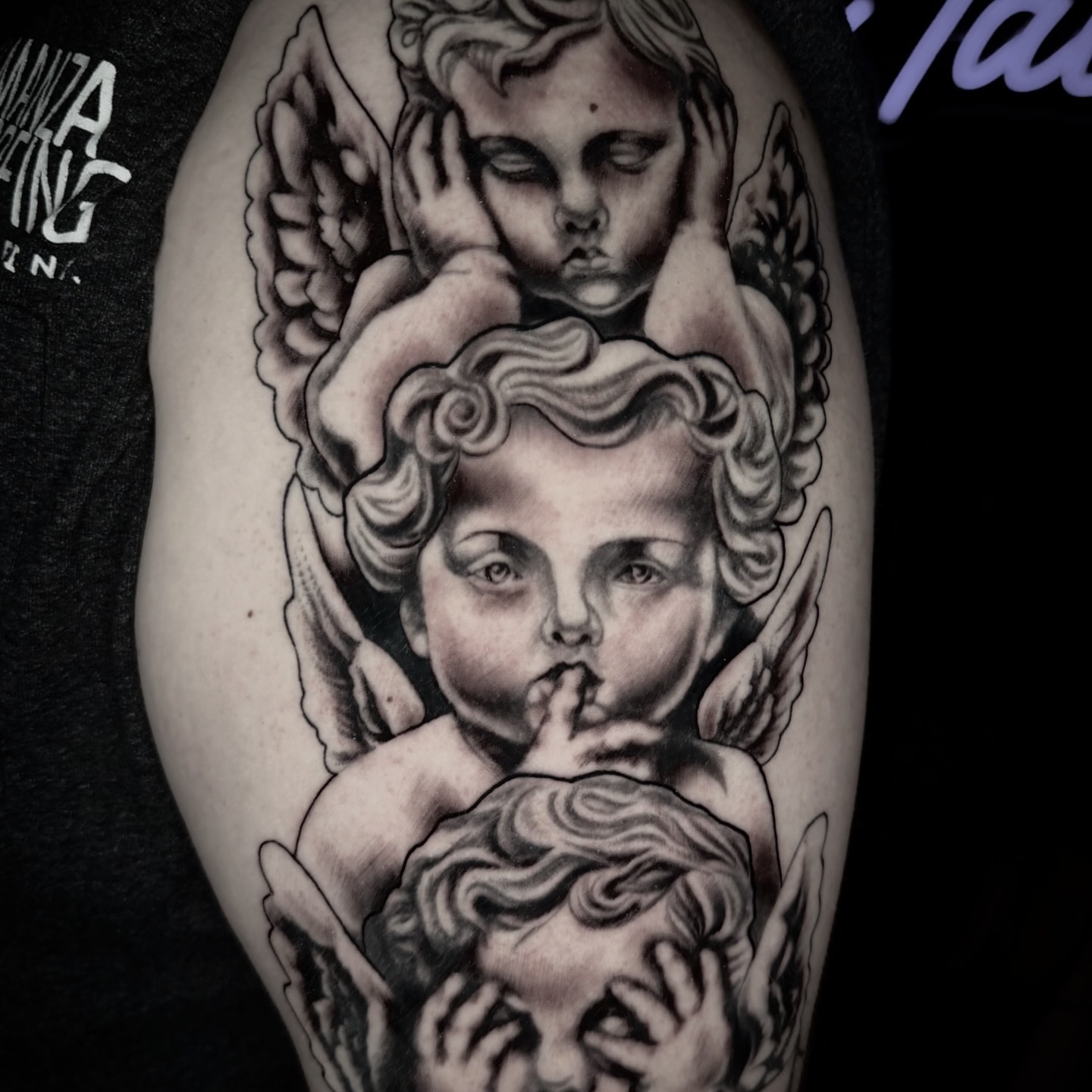 Tattoo by @charliesoto.entrepreneur — realism, black_and_grey