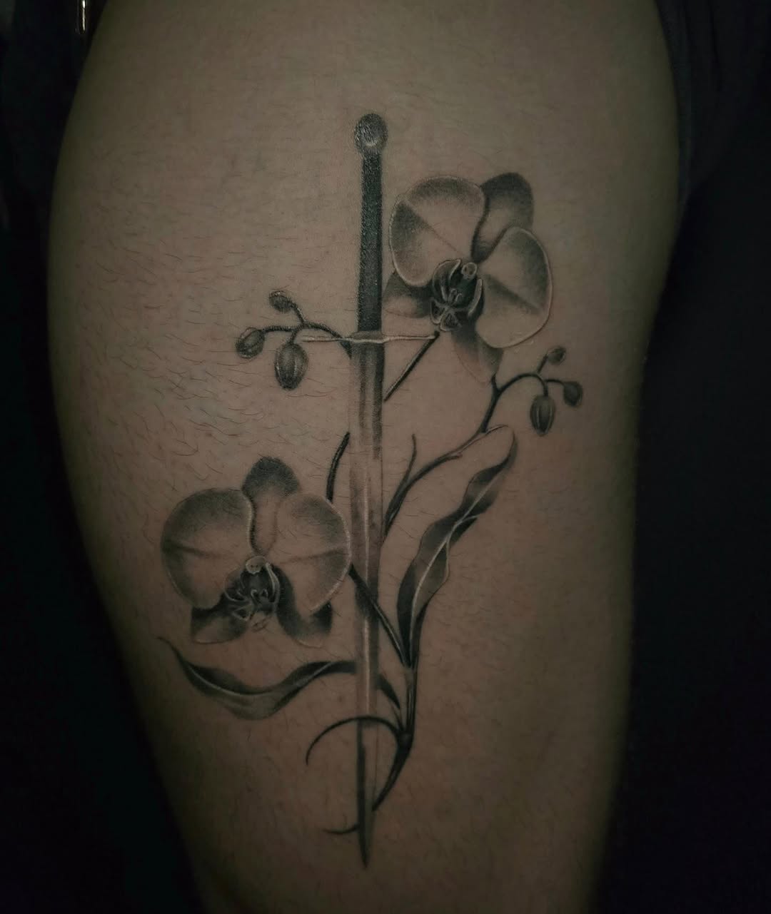 Tattoo by @empress.tattoos — black_and_grey, realism