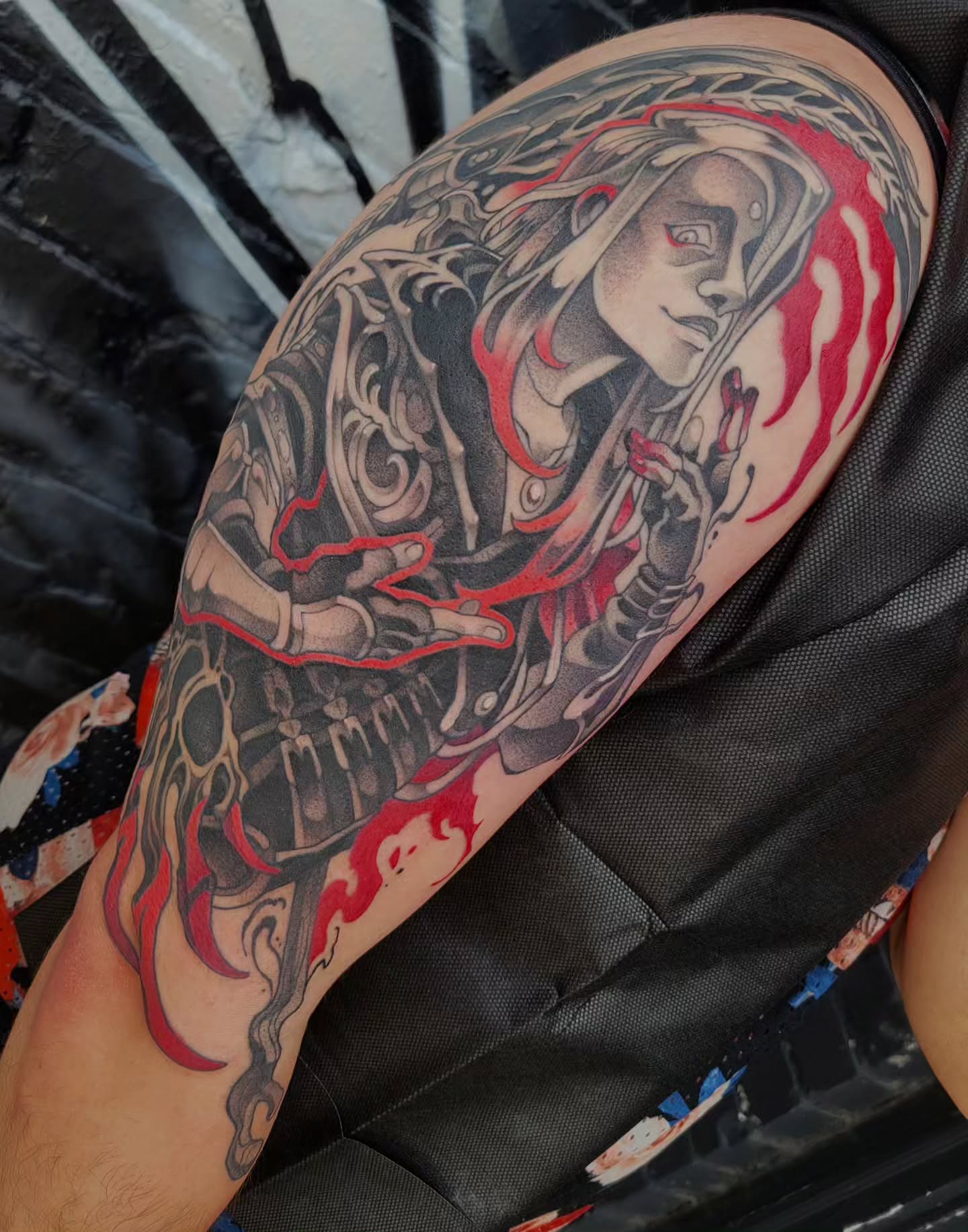 Tattoo by @jaystor.ink — anime, illustrative