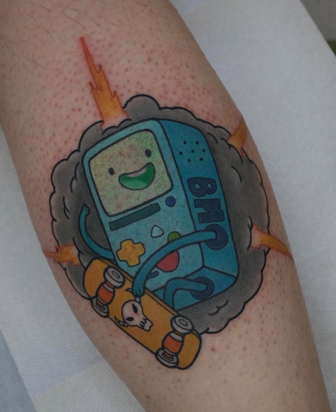 Tattoo by @jamesmaxwelltattoos — new_school, anime