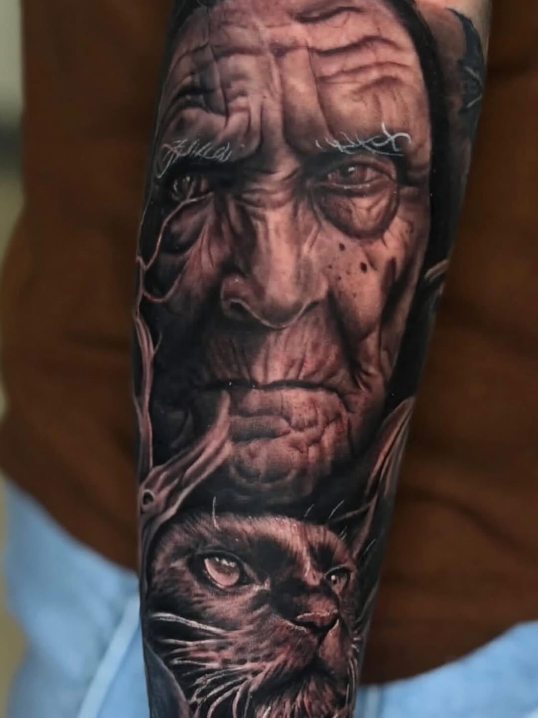 Tattoo by @chanler_tattoos — realism, black_and_grey