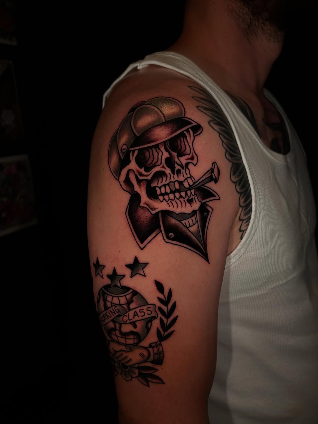Tattoo by @tattoos_by_kniskern — american_traditional, black_and_grey